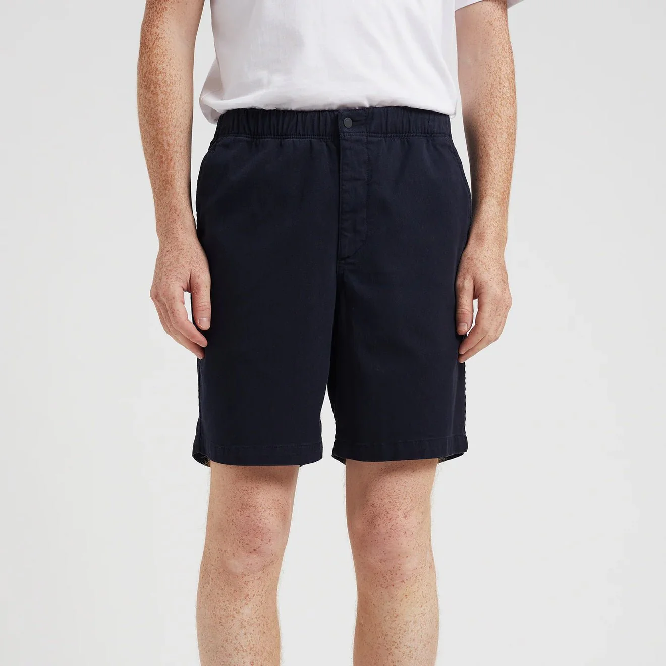 Norse Projects Ezra Relaxed Organic Stretch Twill Short Dark Navy - Image 5