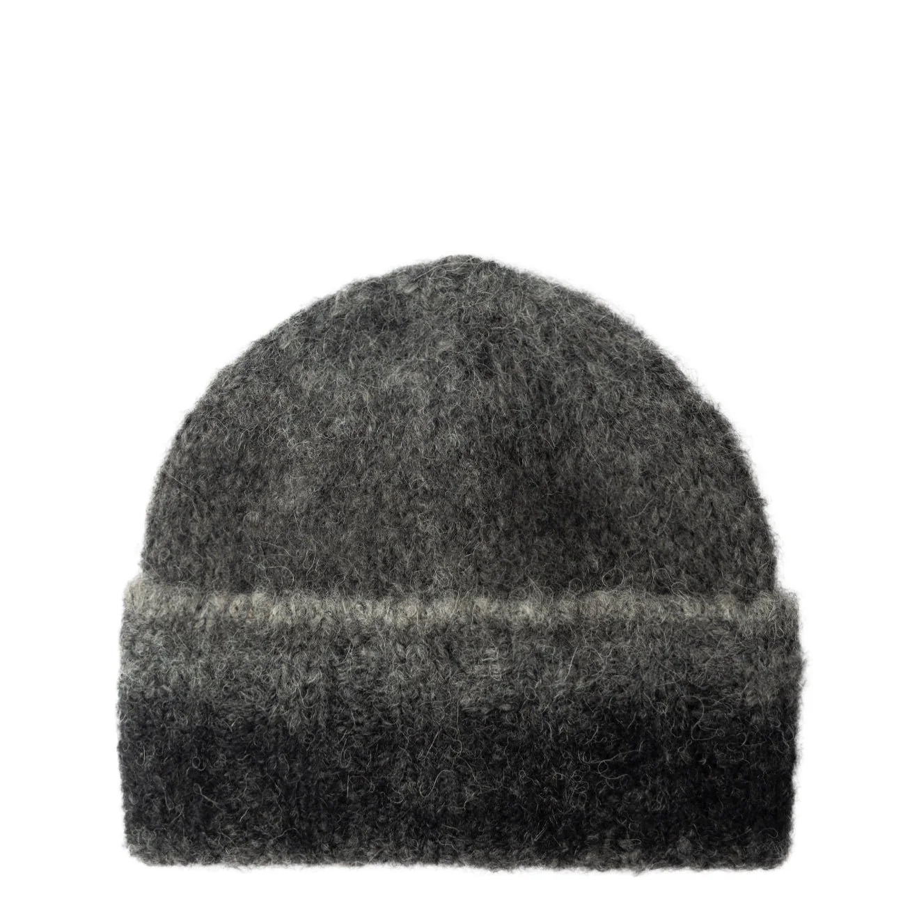 Norse Projects Gradient Alpaca Beanie Charcoal Melange