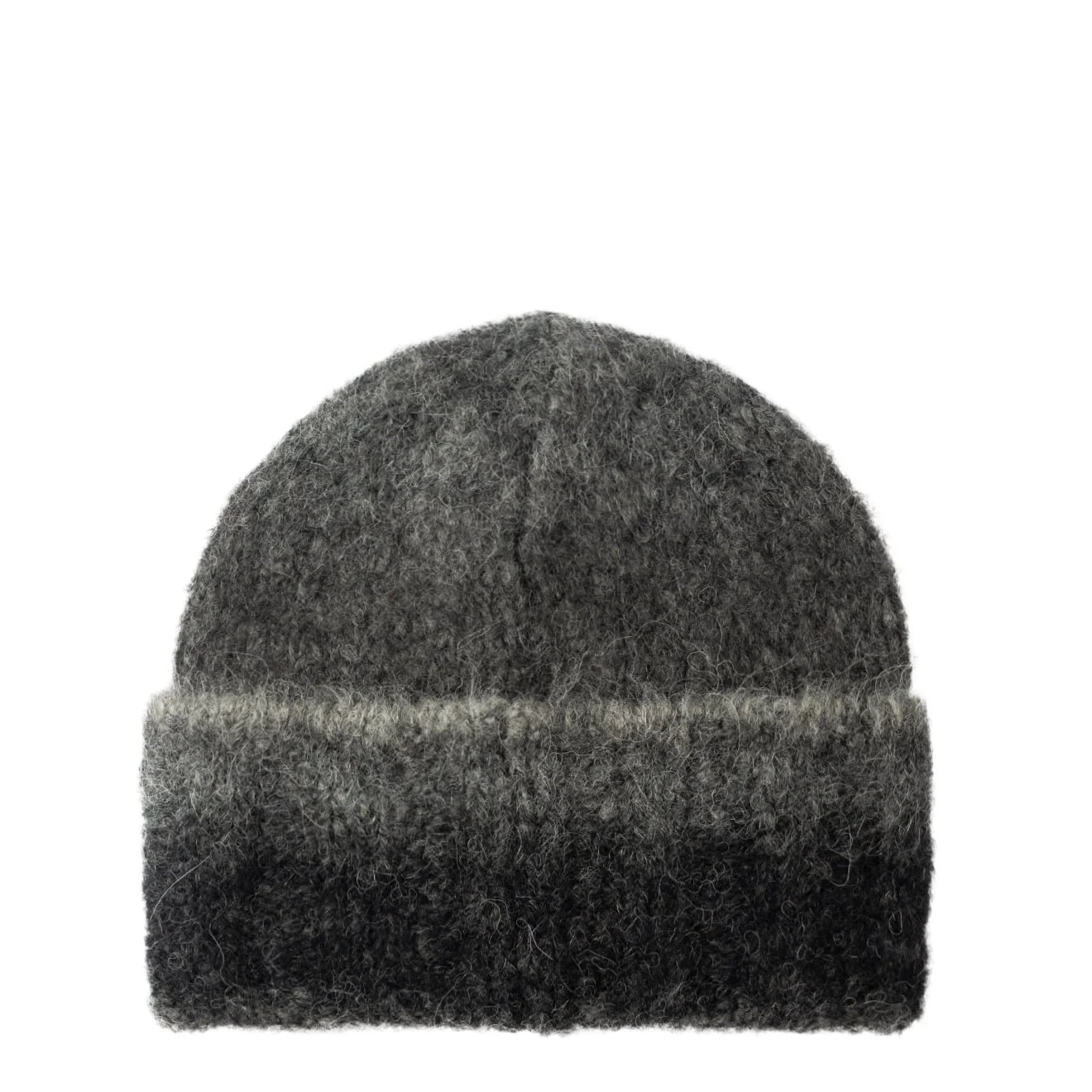 Norse Projects Gradient Alpaca Beanie Charcoal Melange - Image 2