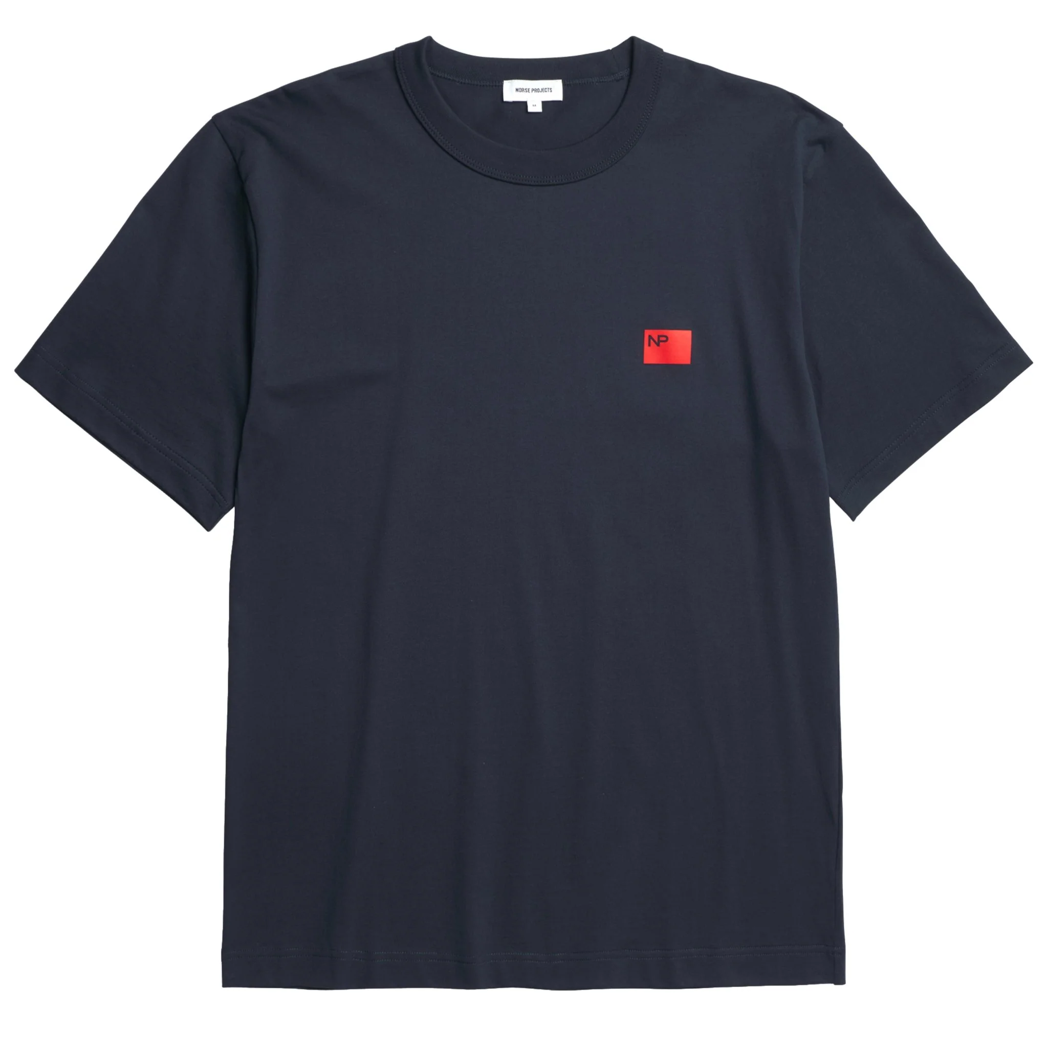 Norse Projects Holger Organic Department Print T-Shirt Dark Navy