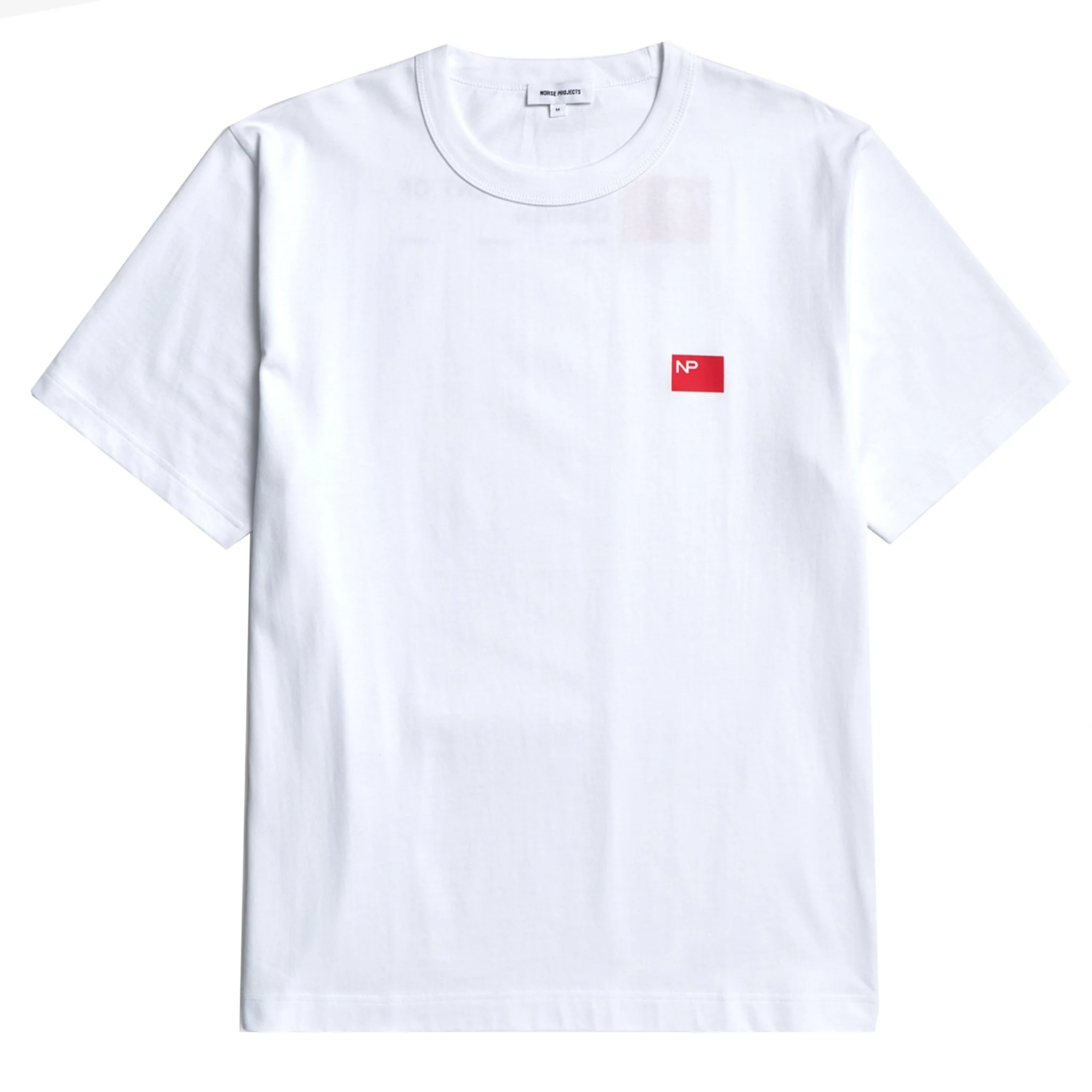 Norse Projects Holger Organic Department Print T-Shirt White