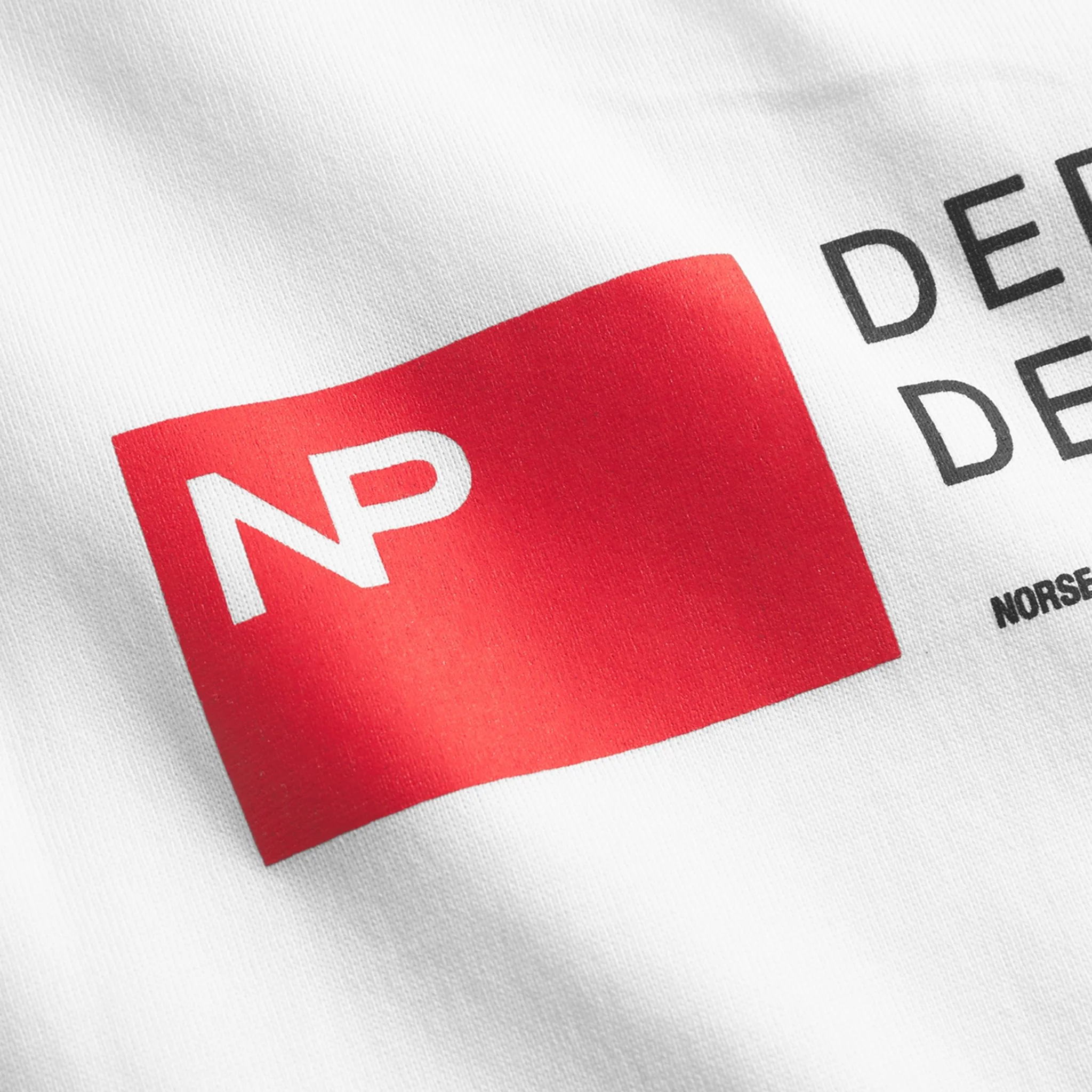 Norse Projects Holger Organic Department Print T-Shirt White - Image 3