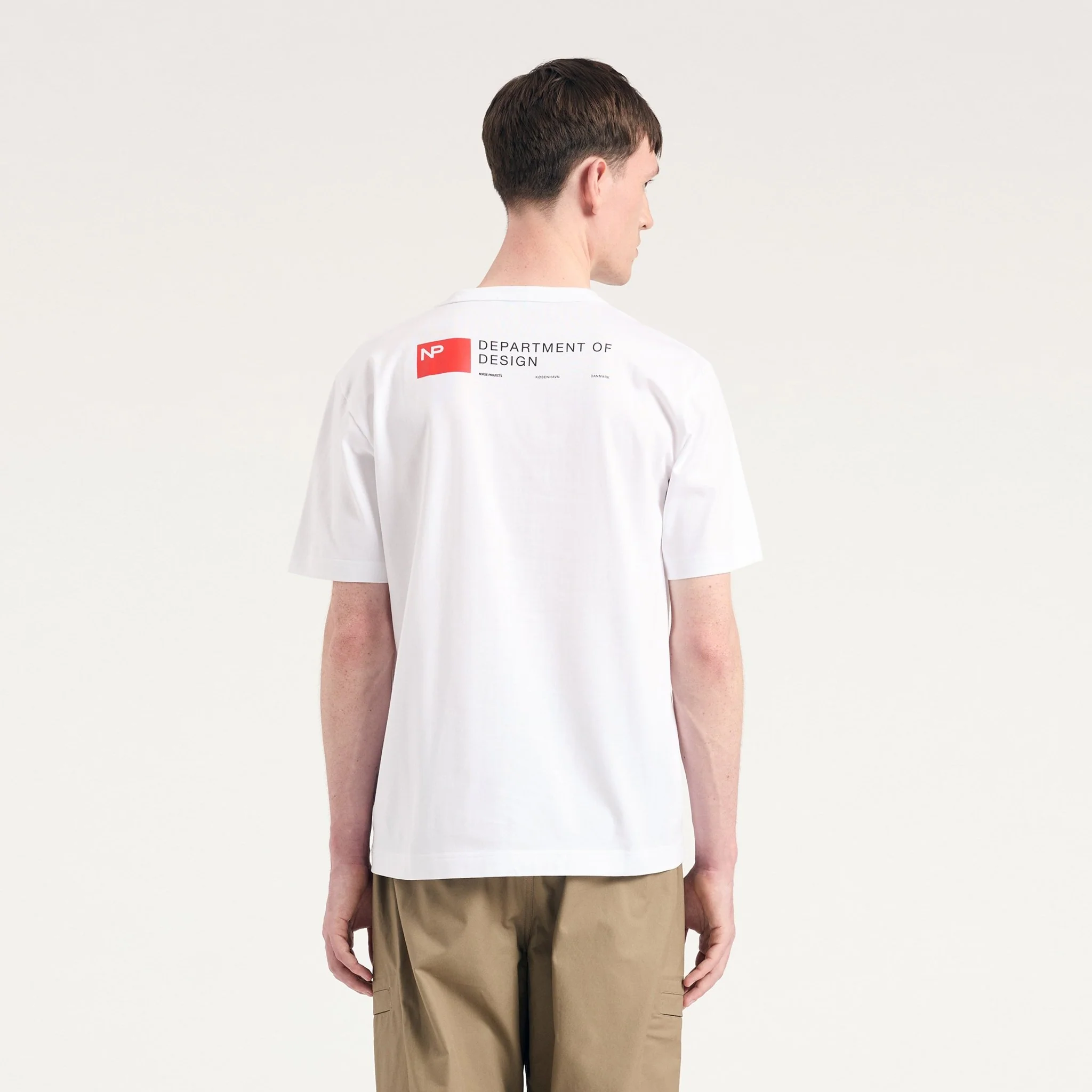 Norse Projects Holger Organic Department Print T-Shirt White - Image 6