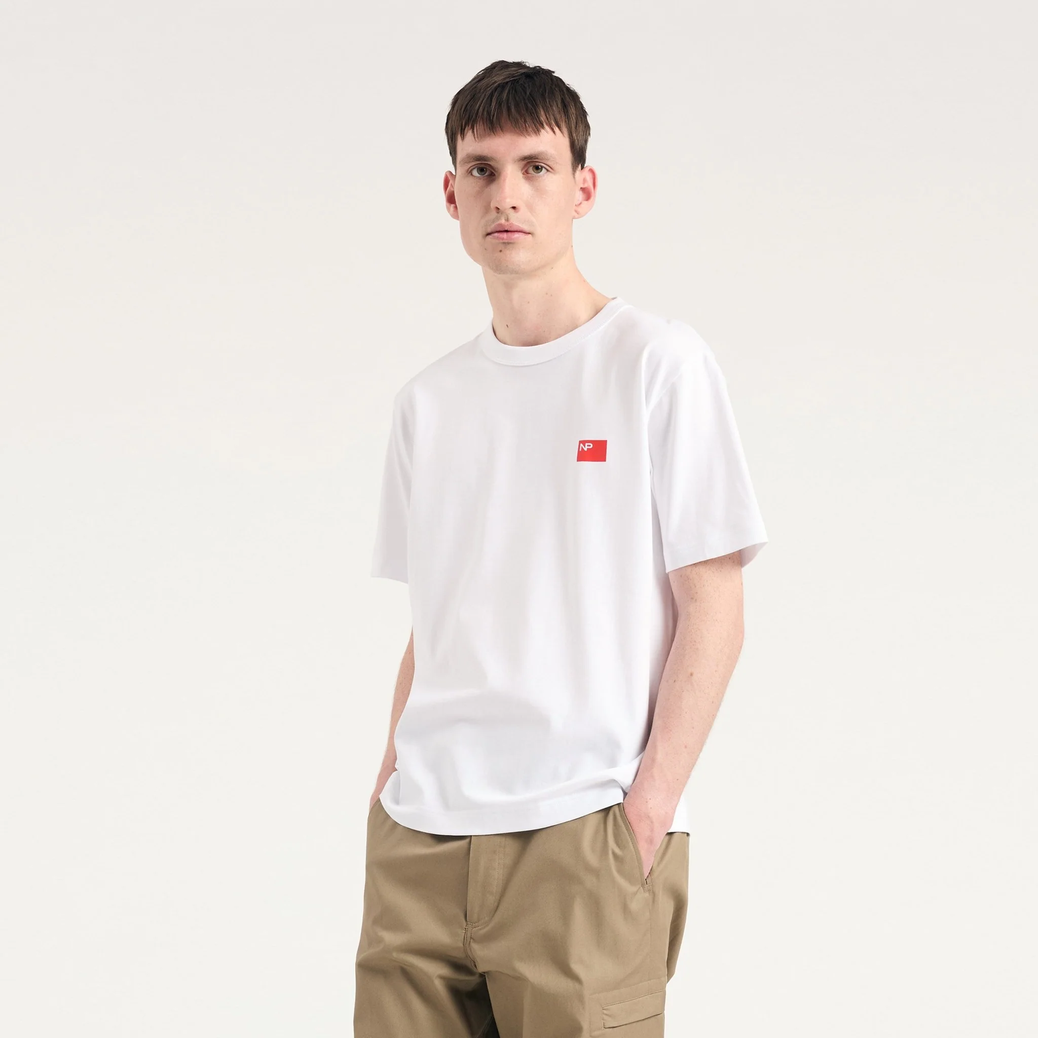 Norse Projects Holger Organic Department Print T-Shirt White - Image 7