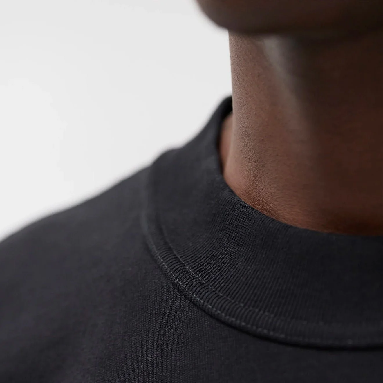 Norse Projects Isefjord Compact Cotton LS T-shirt Black - Image 5