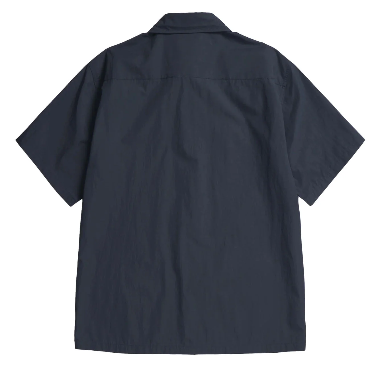 Norse Projects Ivan Tech Poplin SS Shirt Dark Navy - Image 2