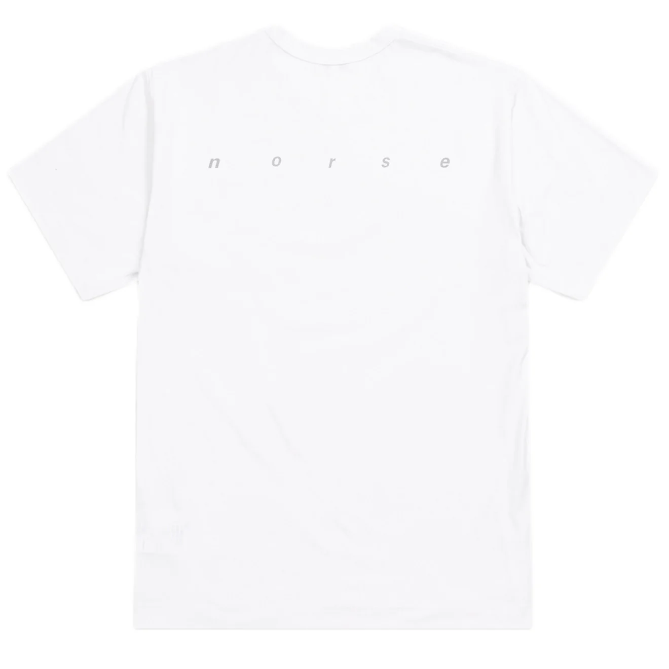 Norse Projects Joakim Reflective Print SS T-Shirt White - Image 2