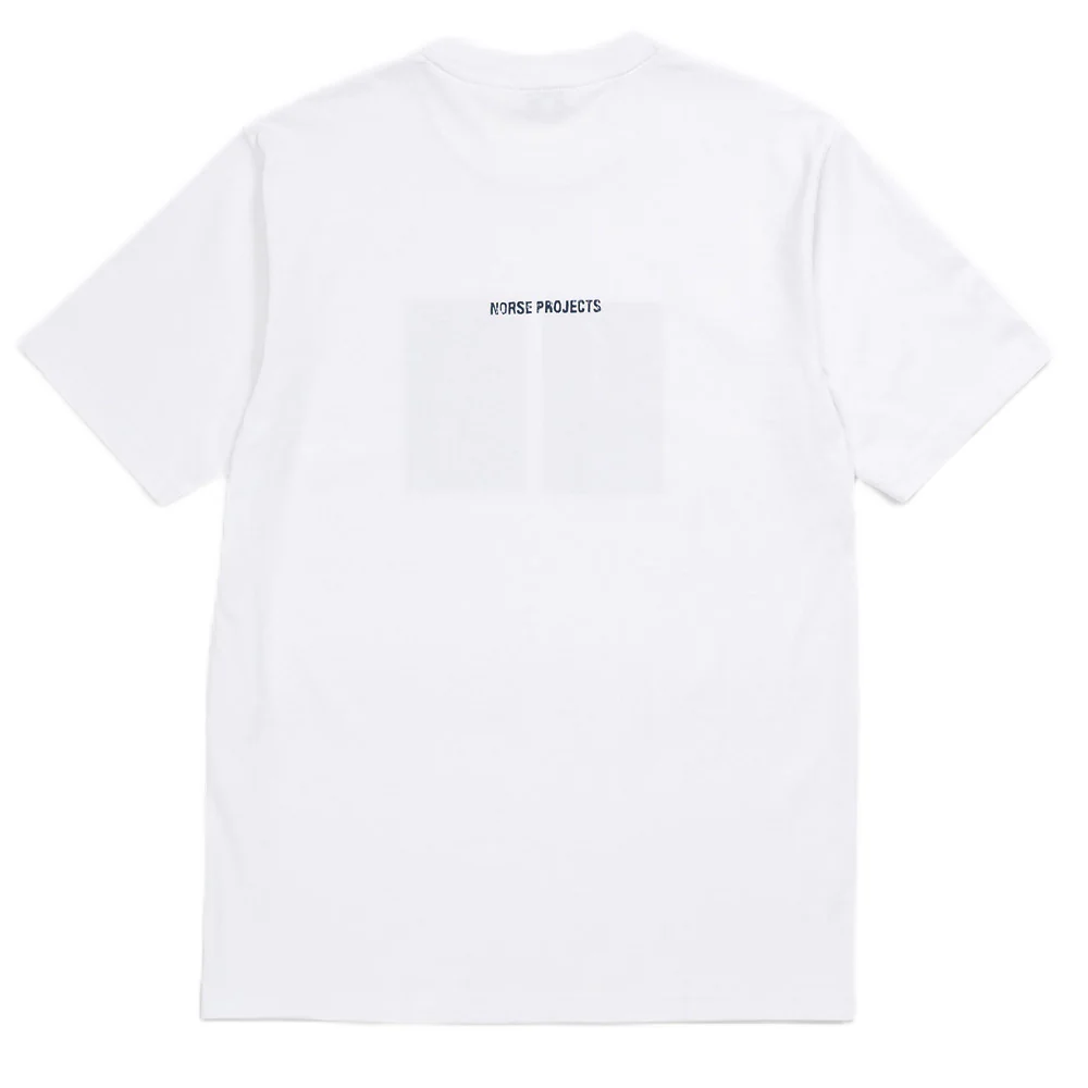 Norse Projects Johannes Lino Cut Reeds T-Shirt Calcite Blue - Image 2
