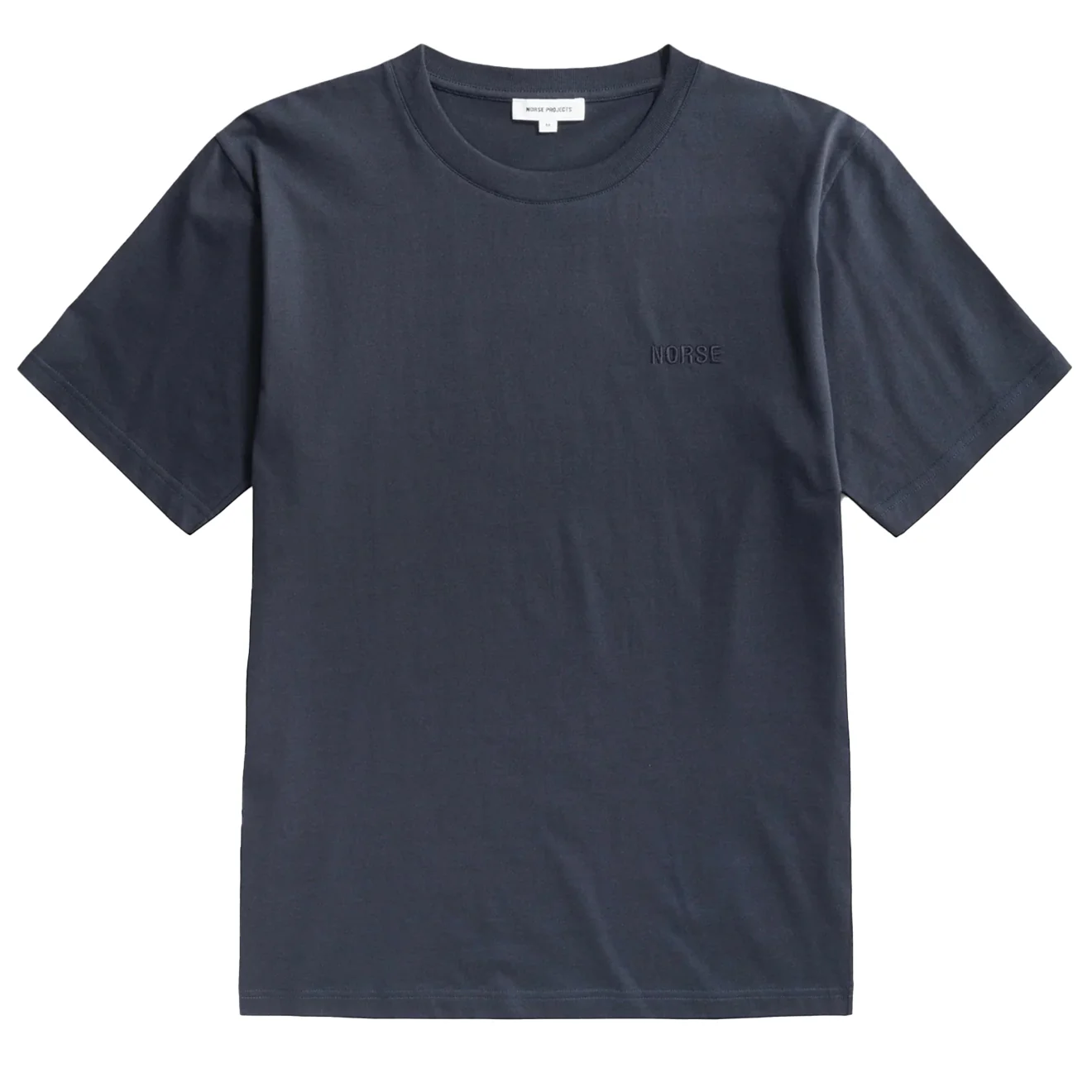 Norse Projects Johannes Organic NORSE Logo Print T-shirt Dark Navy
