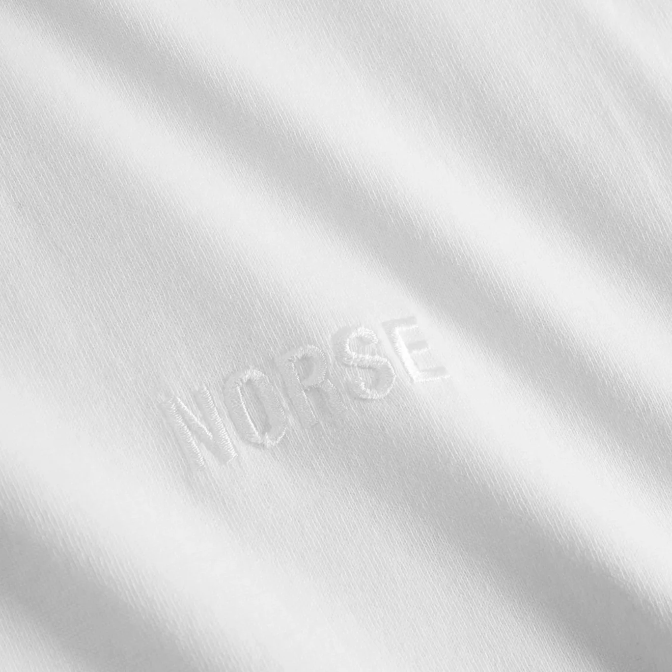 Norse Projects Johannes Organic NORSE Logo Print T-shirt White - Image 2