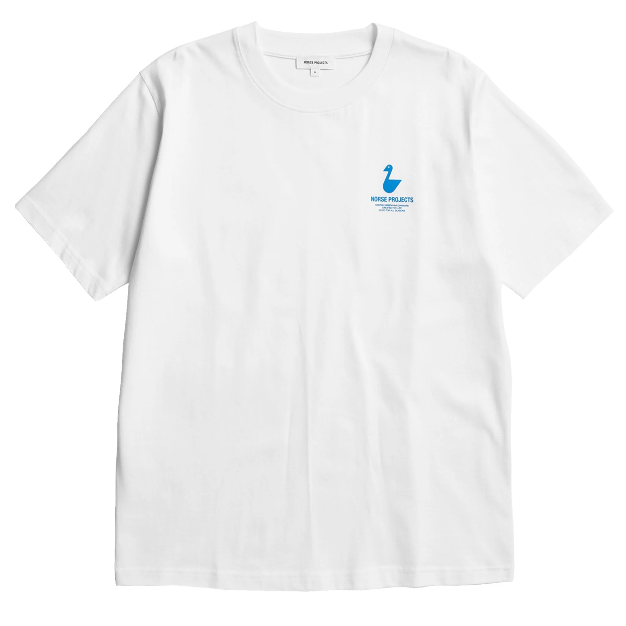 Norse Projects Johannes Organic The Lakes Print T-shirt White