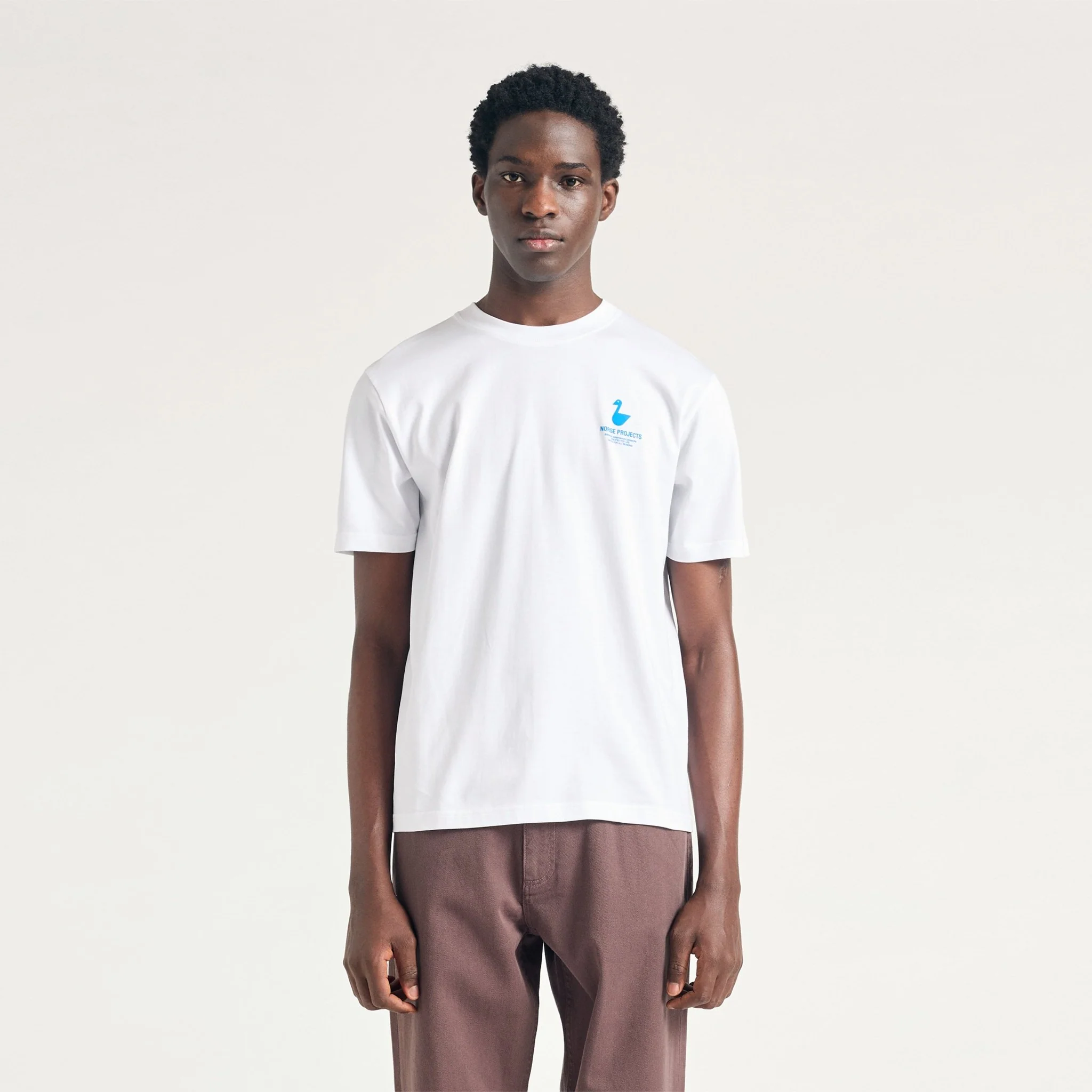 Norse Projects Johannes Organic The Lakes Print T-shirt White - Image 6