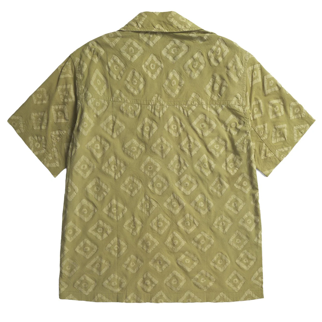 Norse Projects Mads Batik SS Shirt Moss Green - Image 2