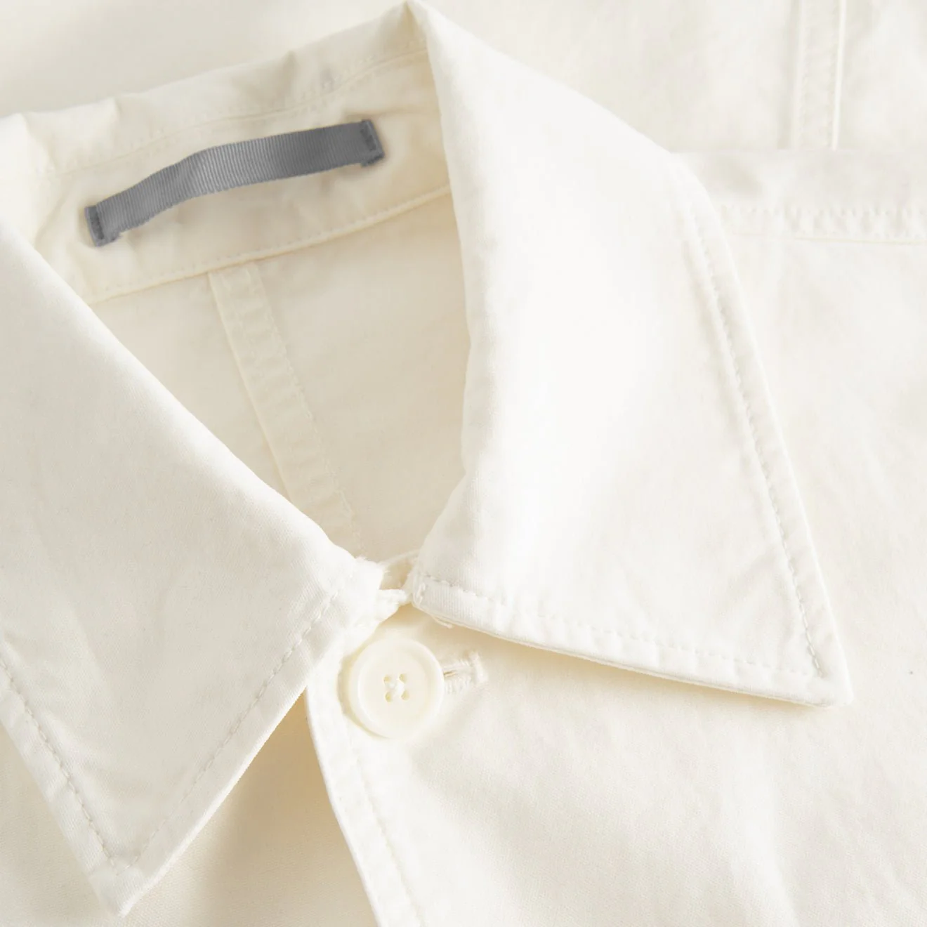 Norse Projects Marcus Canvas Overshirt Ecru - Image 3