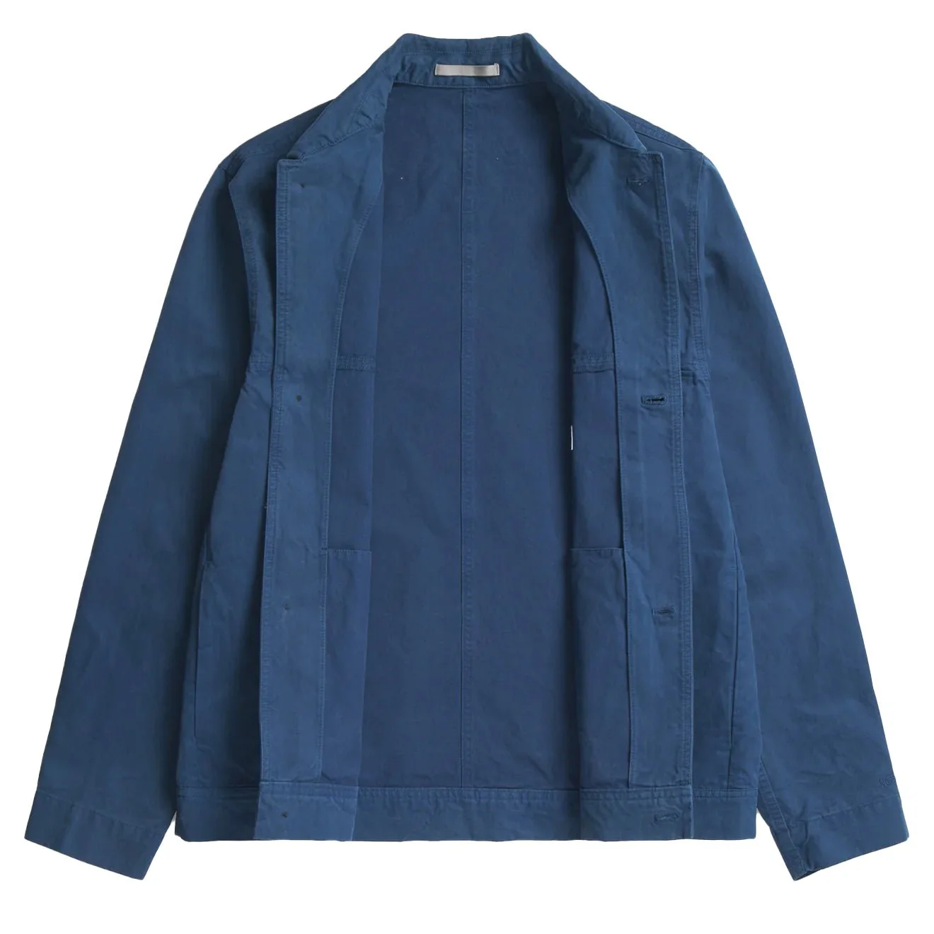 Norse Projects Marcus Canvas Overshirt Workwear Blue - Image 2