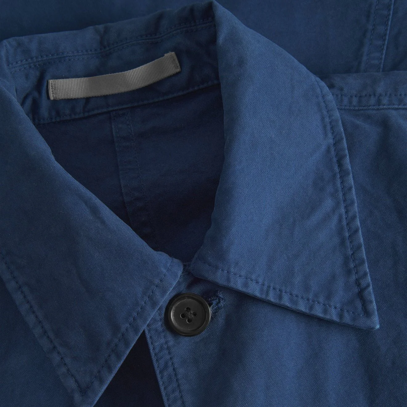Norse Projects Marcus Canvas Overshirt Workwear Blue - Image 3