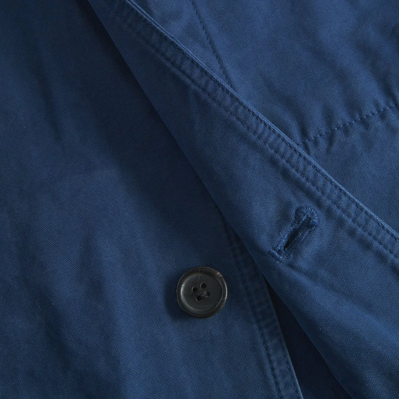 Norse Projects Marcus Canvas Overshirt Workwear Blue - Image 5