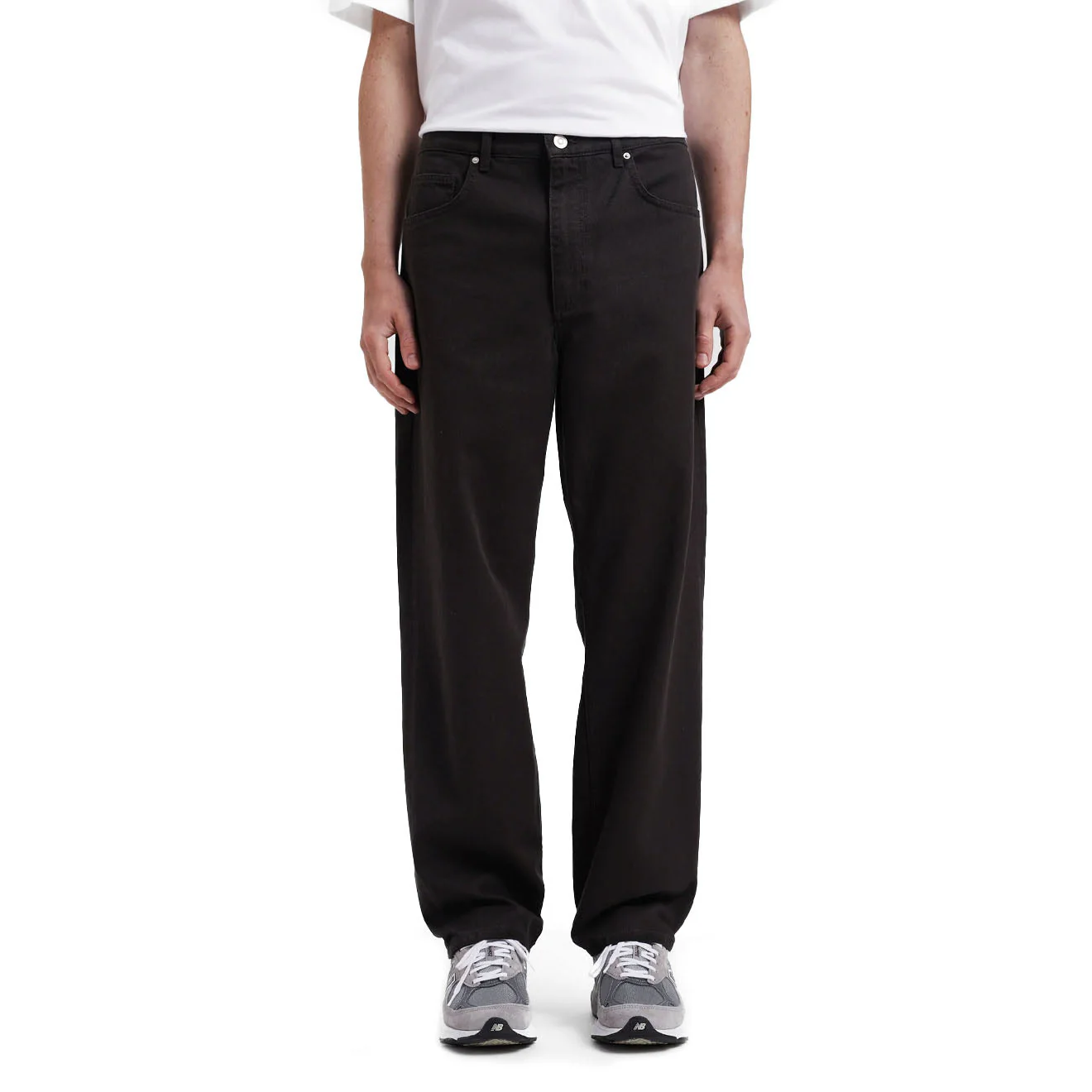 Norse Projects Mogens Relaxed 5 Pocket Heavy Twill Black - Image 3