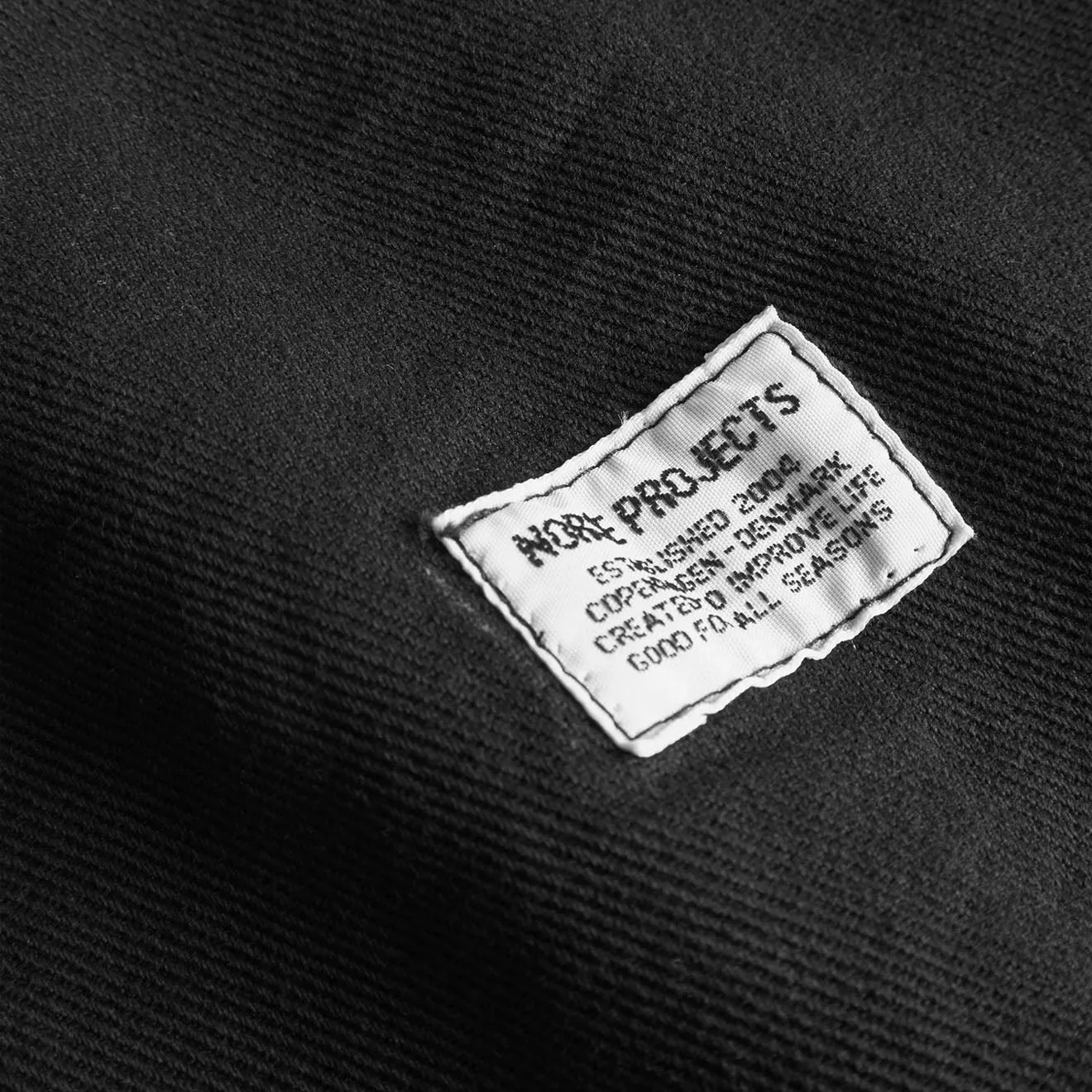 Norse Projects Mogens Relaxed 5 Pocket Heavy Twill Black - Image 4