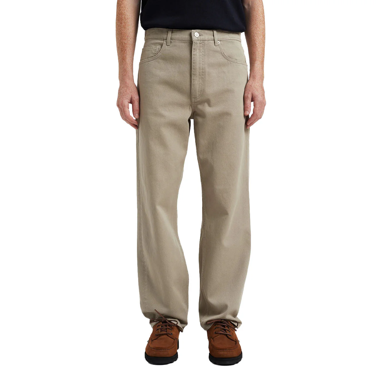 Norse Projects Mogens Relaxed 5 Pocket Heavy Twill Clay - Image 3