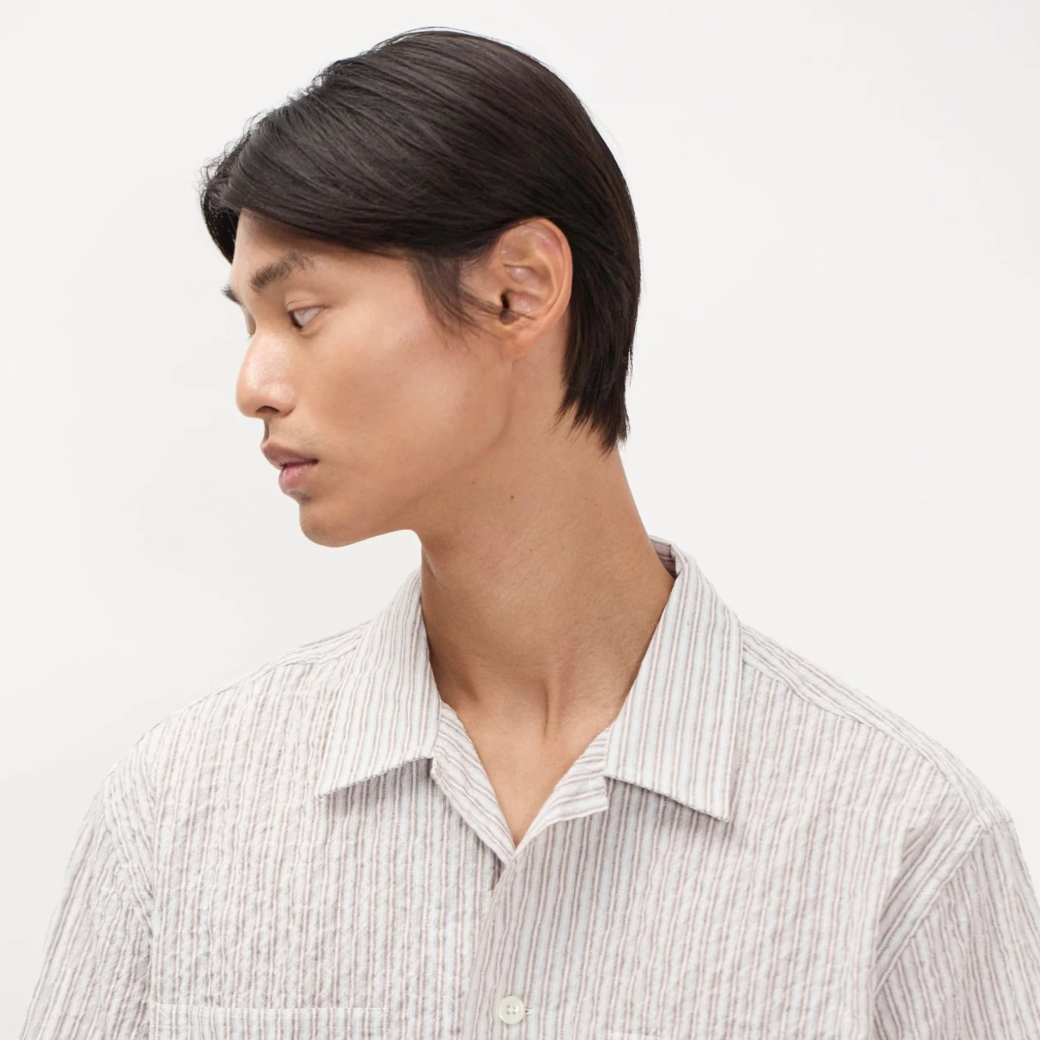Norse Projects Mols Striped SS Camp Shirt Multi Color Stripe - Image 4