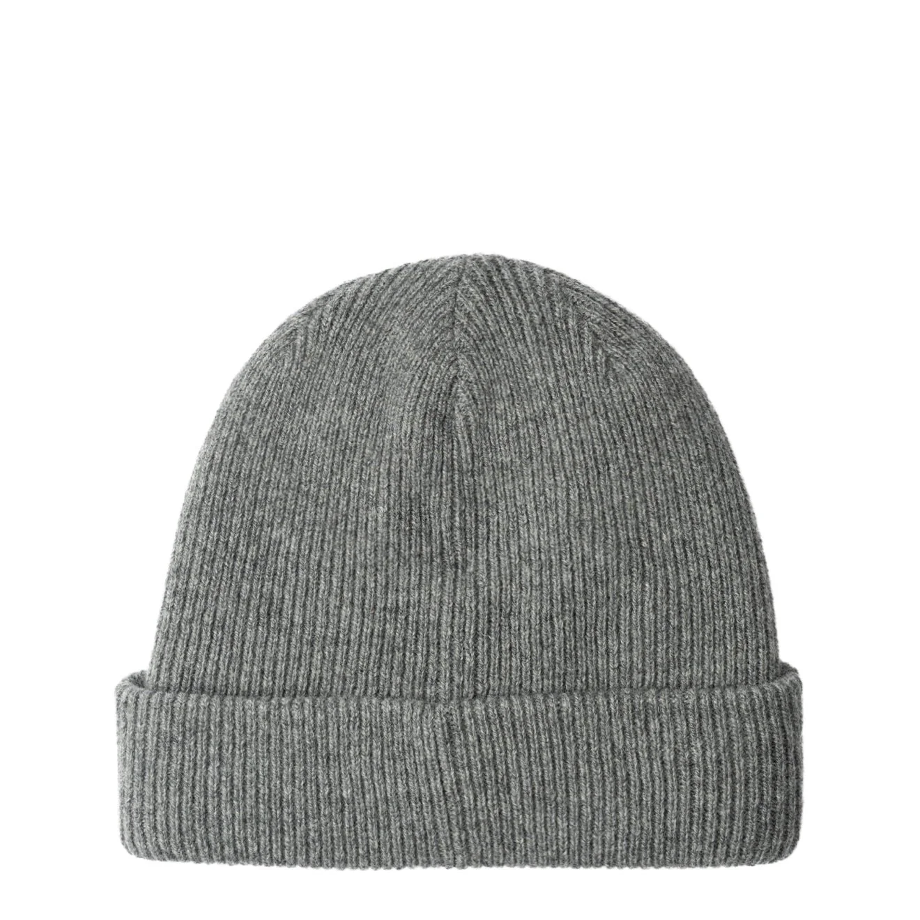 Norse Projects Norse Lambswool Merino Beanie Grey Melange - Image 2