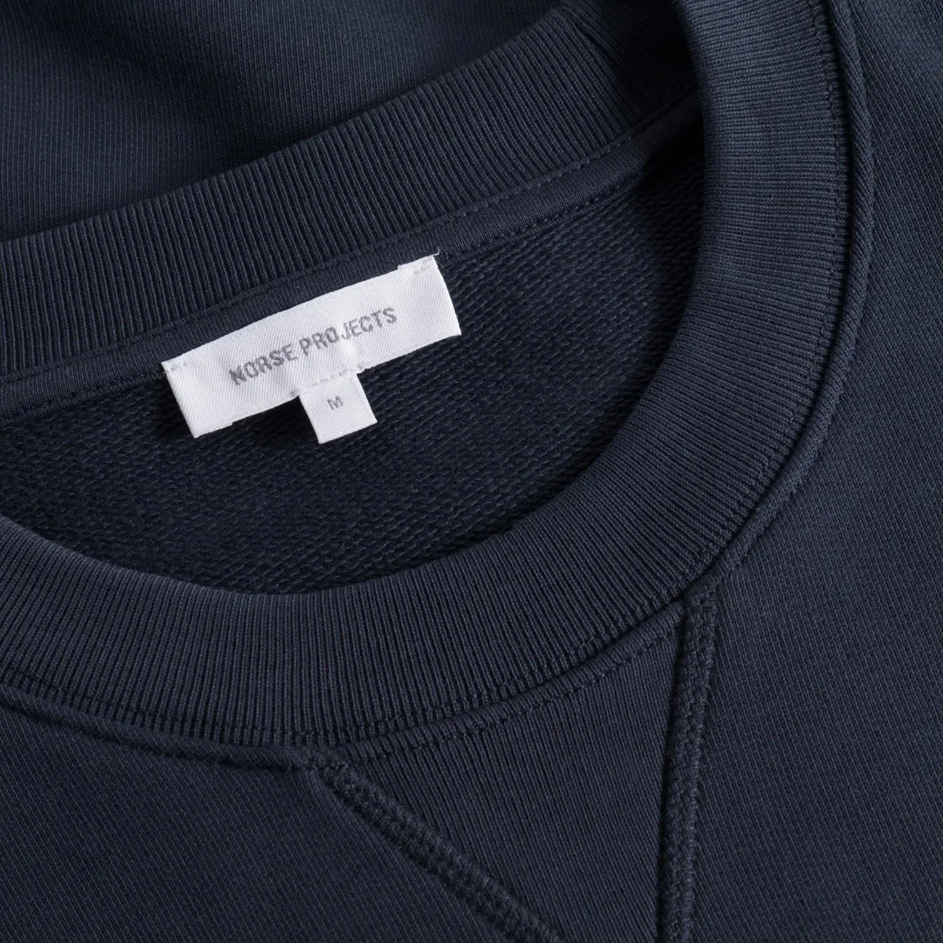 Norse Projects Norse Standard Sweatshirt Dark Navy - Image 3