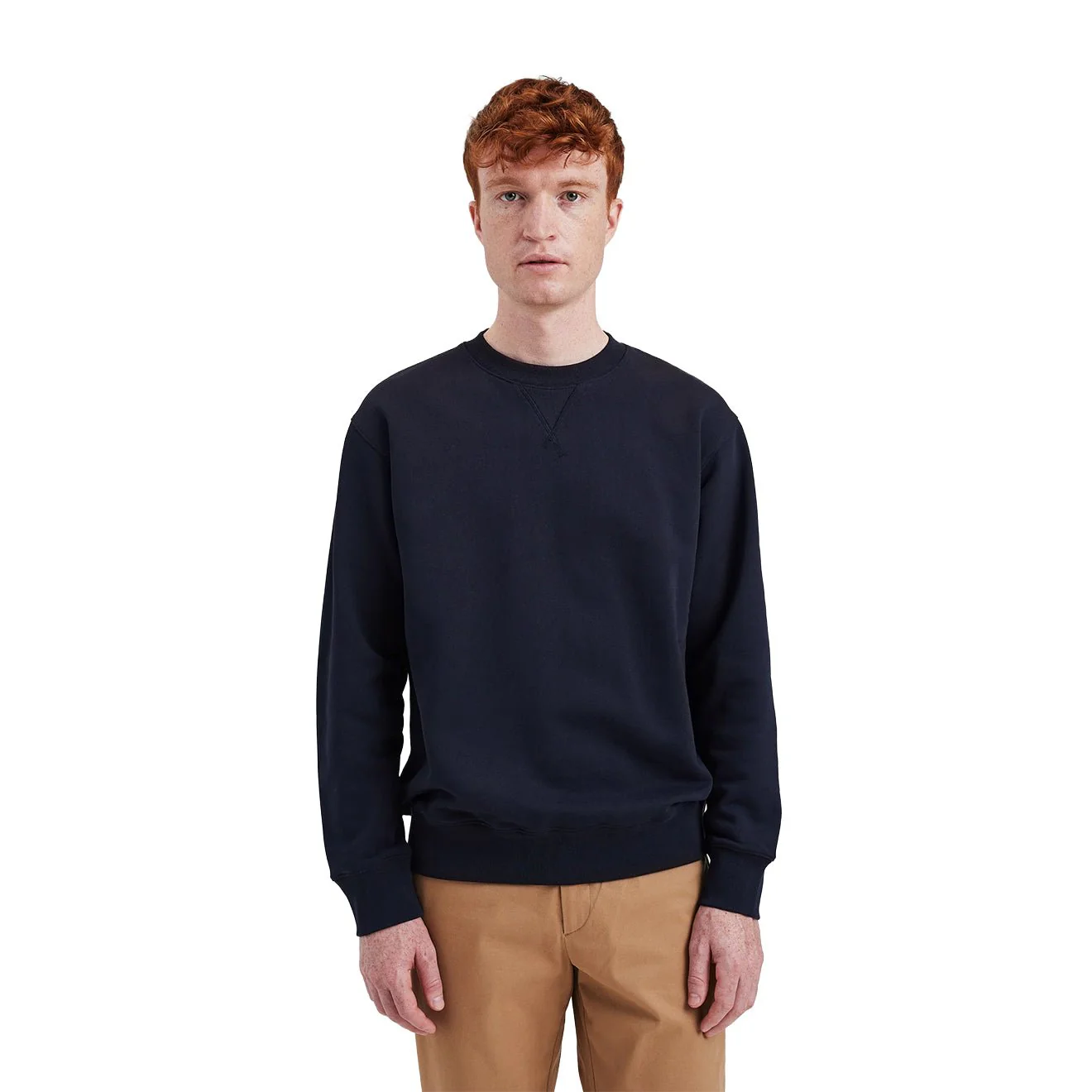 Norse Projects Norse Standard Sweatshirt Dark Navy - Image 5