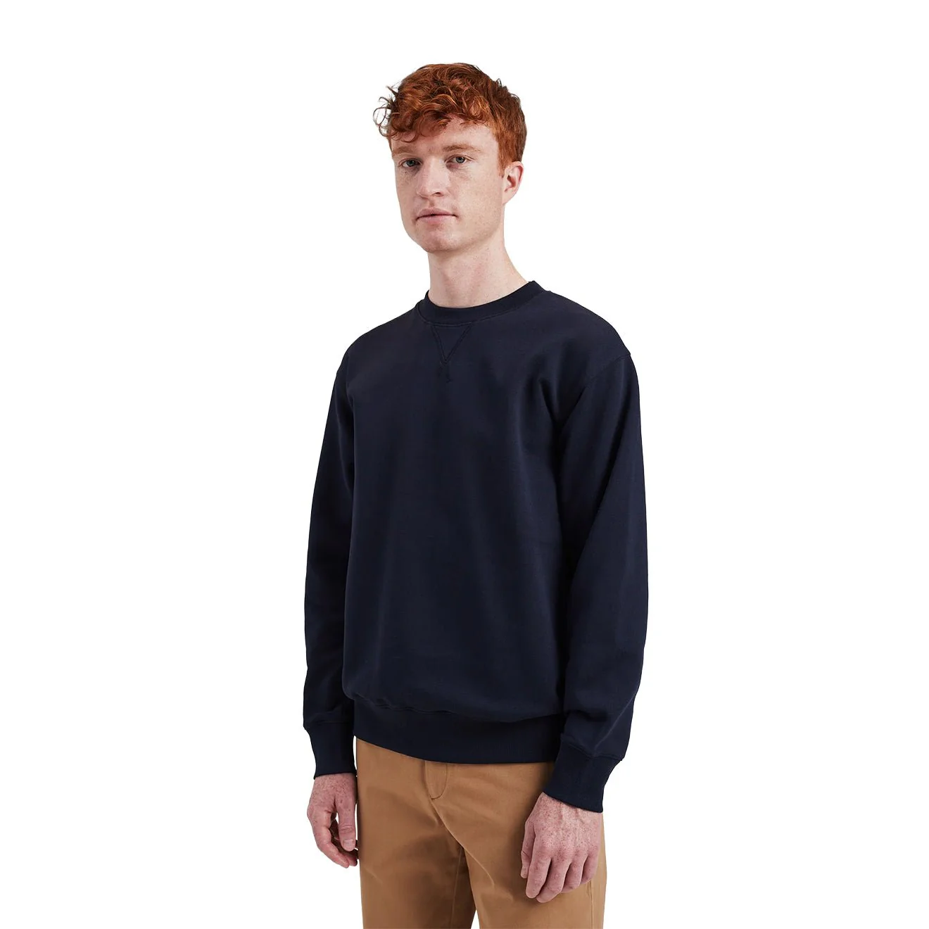 Norse Projects Norse Standard Sweatshirt Dark Navy - Image 6