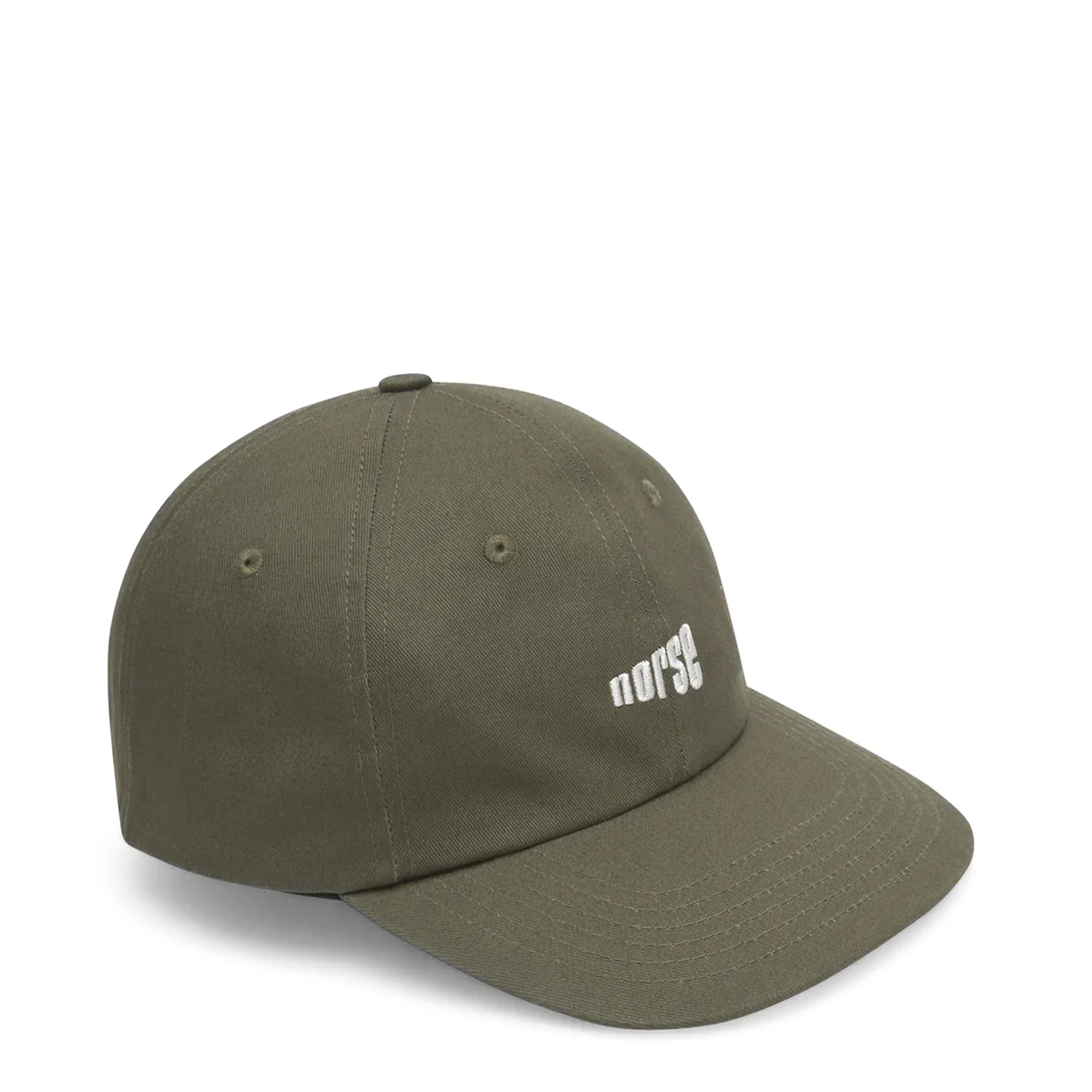 Norse Projects NORSE Twill 6-Panel Cap Ivy Green