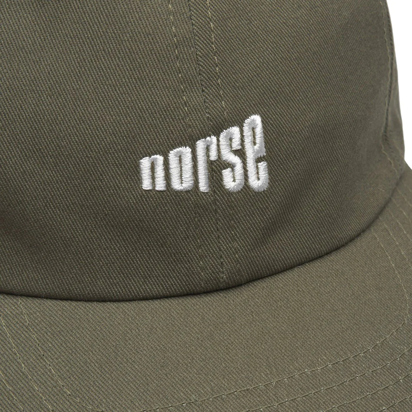 Norse Projects NORSE Twill 6-Panel Cap Ivy Green - Image 2
