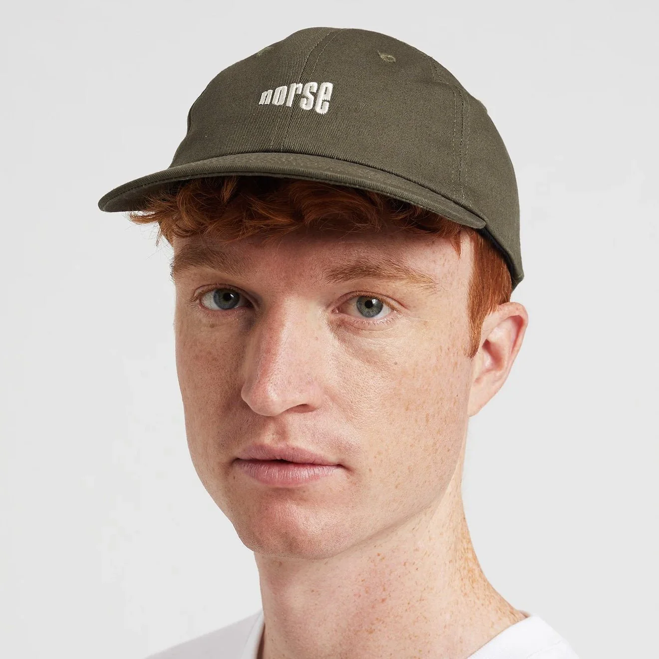 Norse Projects NORSE Twill 6-Panel Cap Ivy Green - Image 4