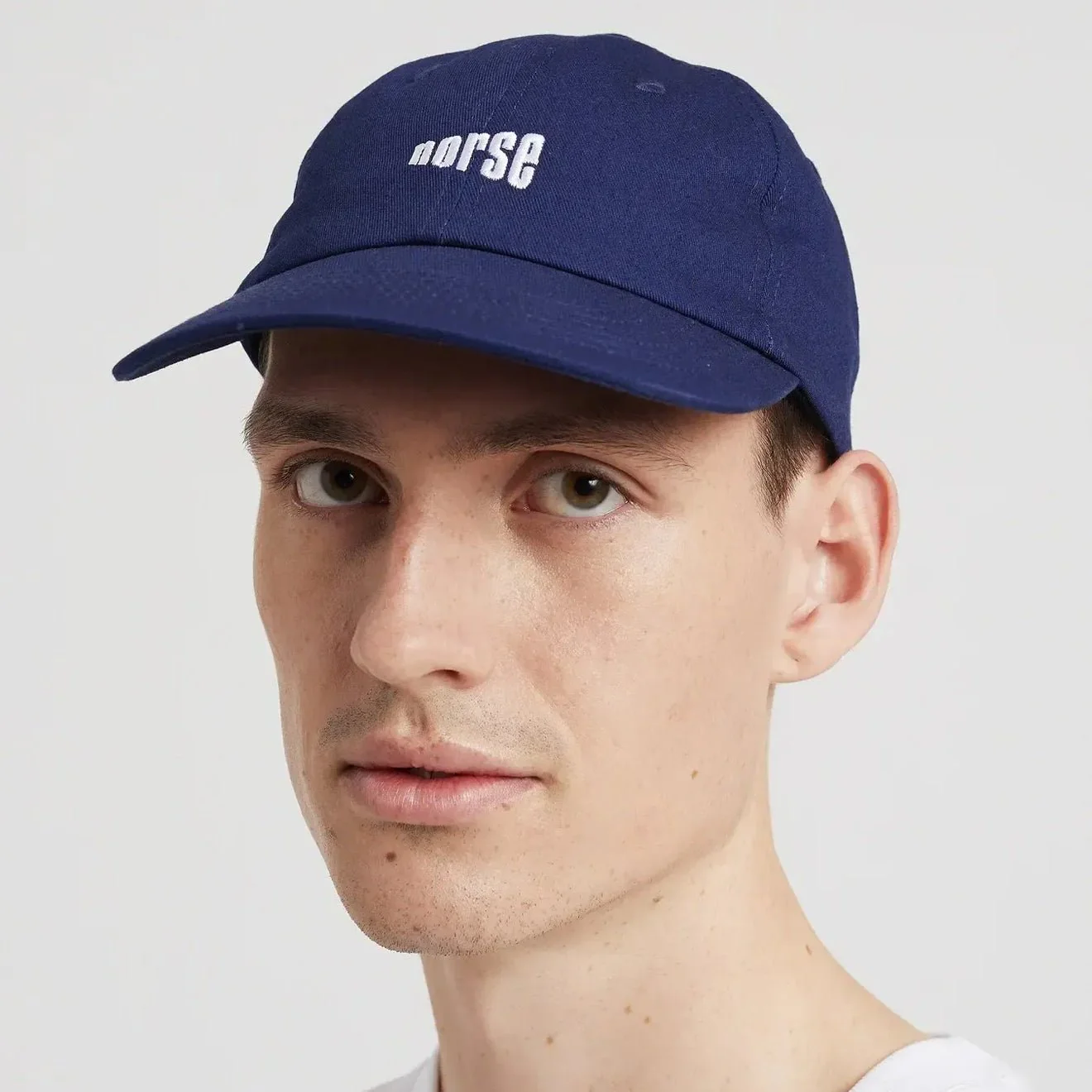 Norse Projects NORSE Twill 6-Panel Cap Workwear Blue - Image 4