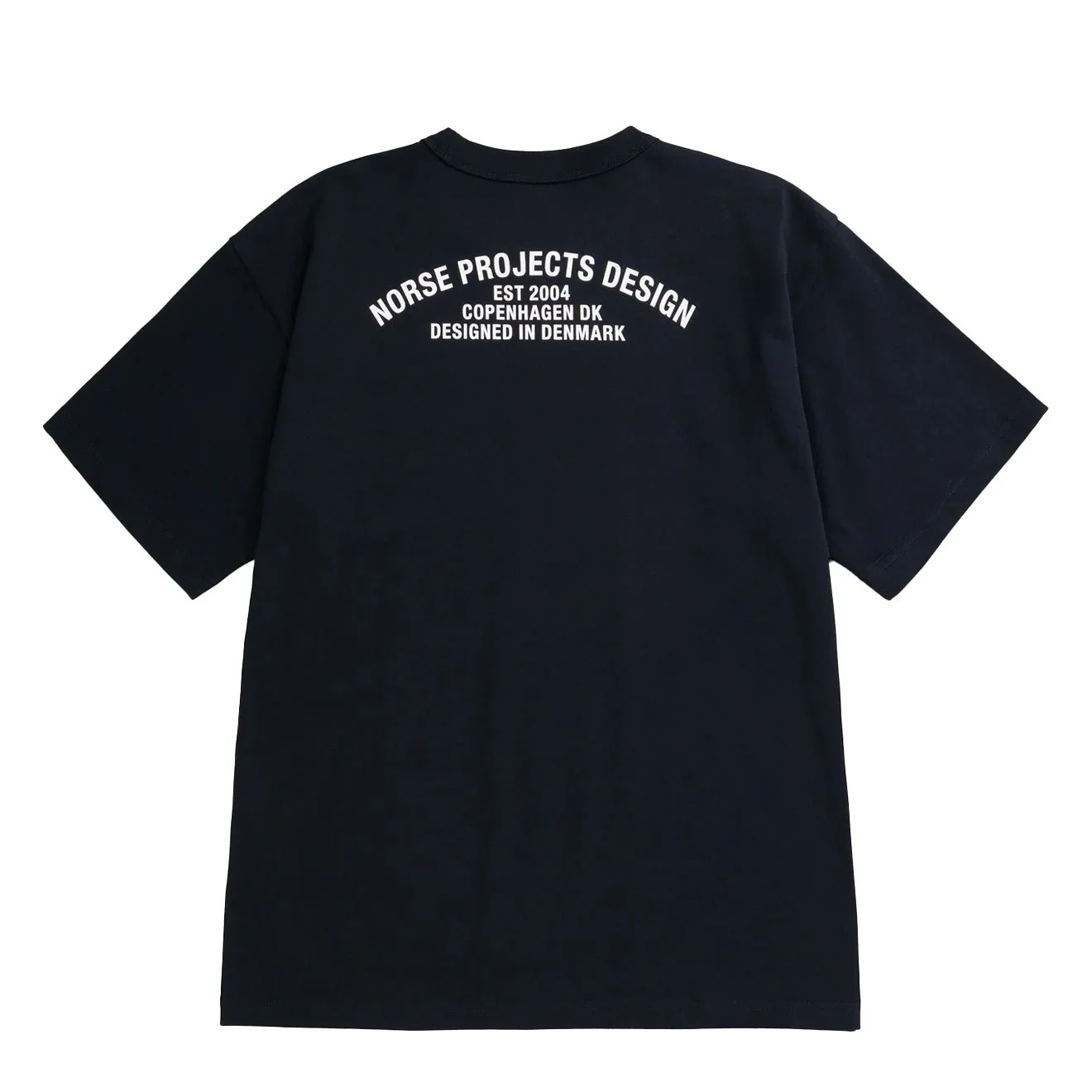 Norse Projects Snekkersten Organic Arch Print T-Shirt Dark Navy - Image 2
