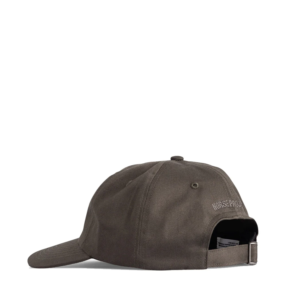 Norse Projects Twill 5 Panel Cap Beech Green - Image 2