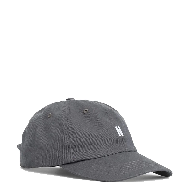 Norse Projects Twill Sports Cap Magnet Grey
