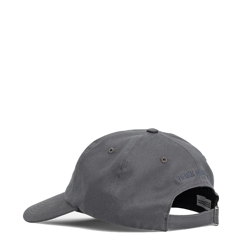 Norse Projects Twill Sports Cap Magnet Grey - Image 2