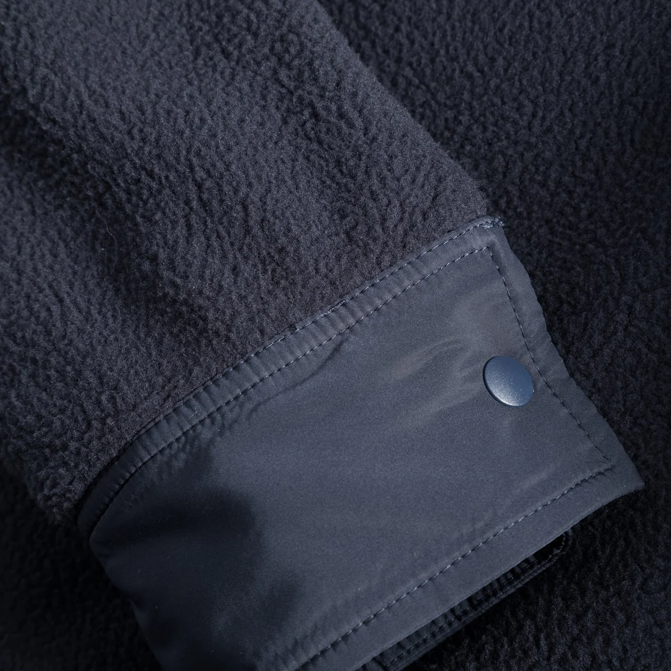 Norse Projects Ulrik Reversible Fleece Overshirt Dark Navy - Image 3
