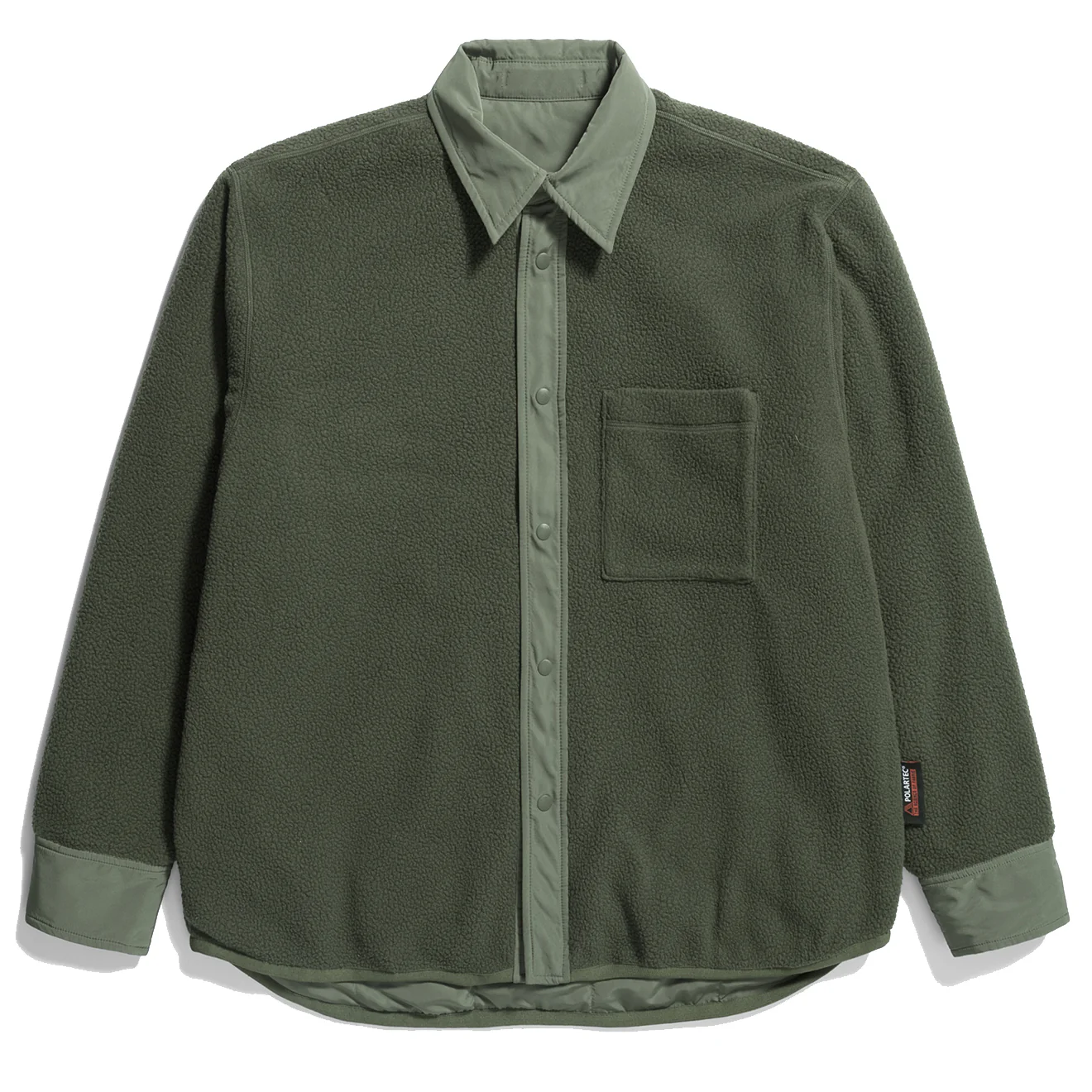 Norse Projects Ulrik Reversible Fleece Overshirt Ivy Green