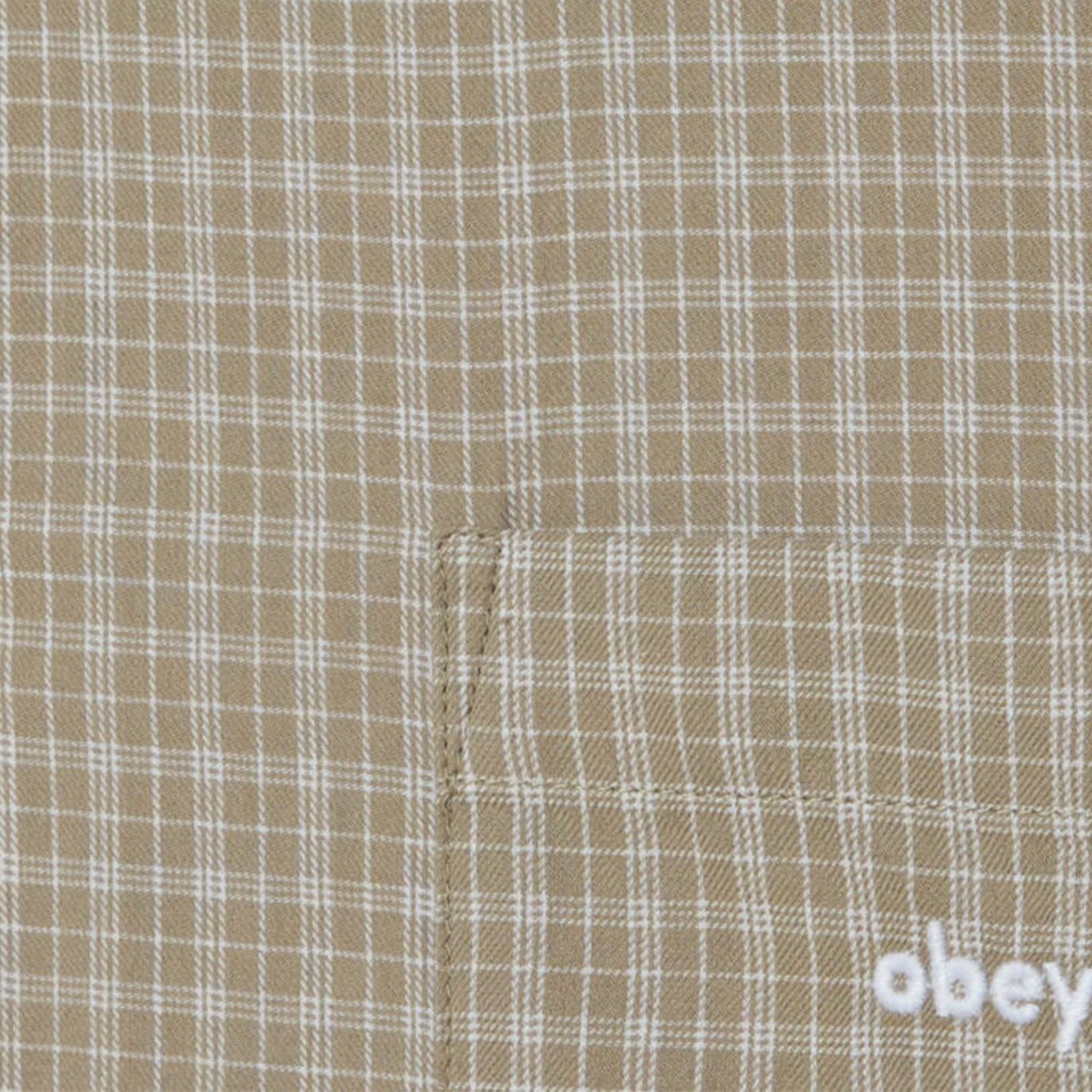 Obey Bigwig Ian S/S Shirt Dried Sage Multi - Image 3