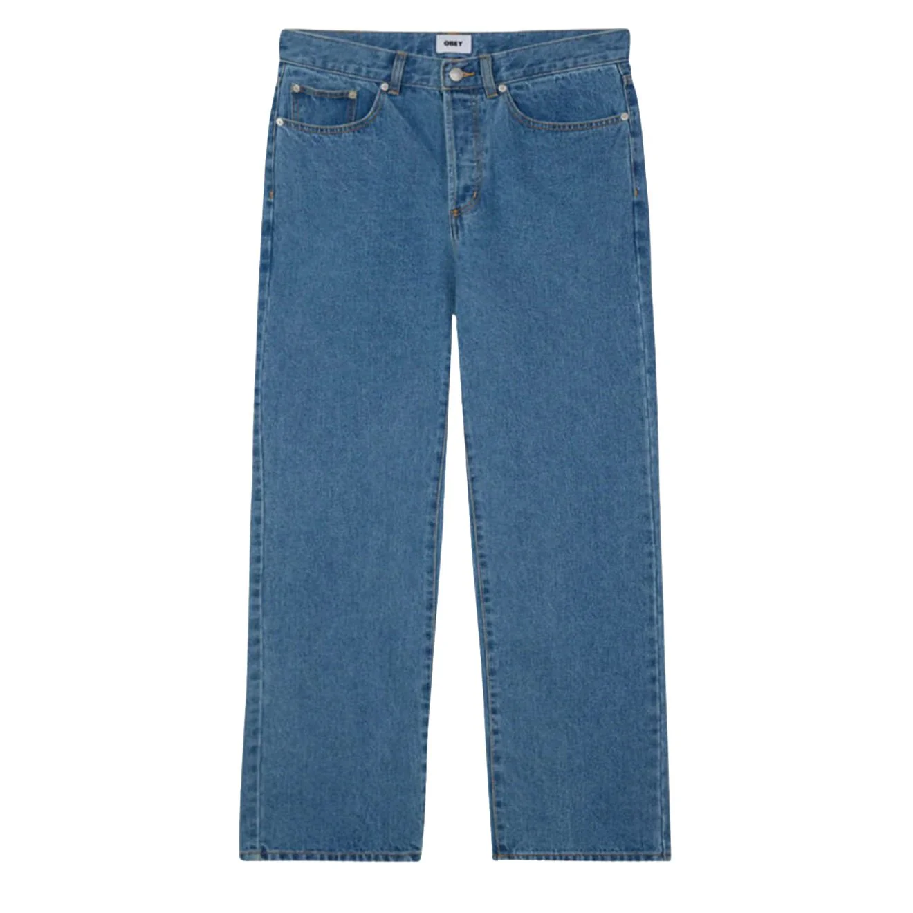 Obey Classic Baggy Vintage Denim Heavy Vintage Light Indigo