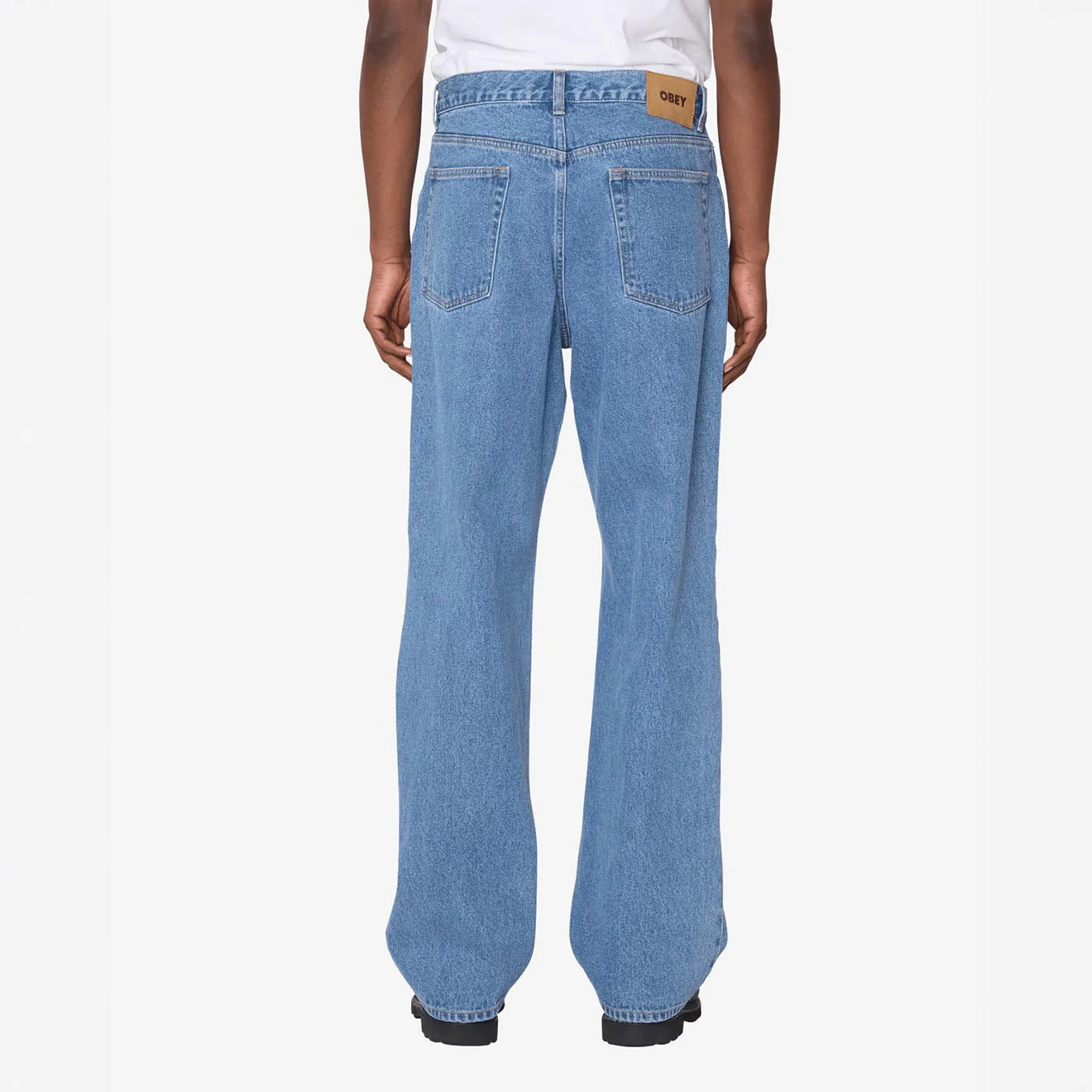 Obey Classic Baggy Vintage Denim Heavy Vintage Light Indigo - Image 5