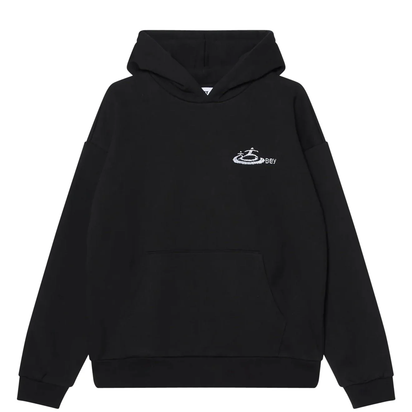 Obey Corp Extra Heavy Hood Black