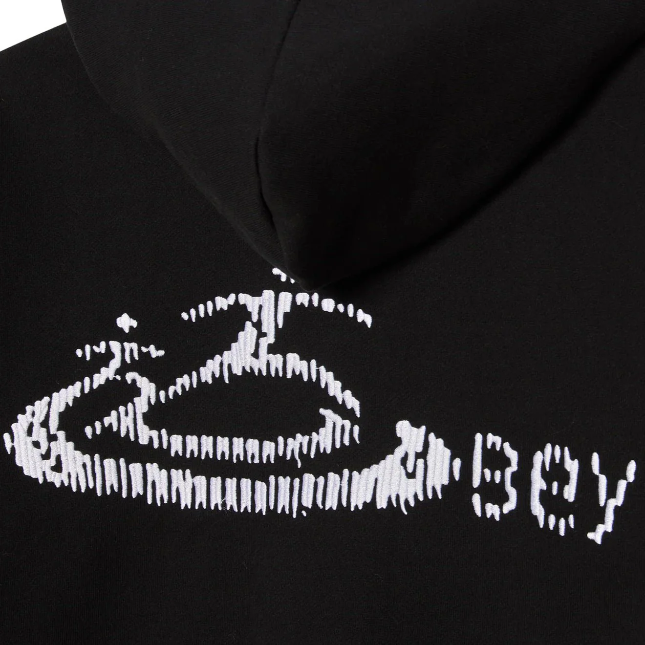 Obey Corp Extra Heavy Hood Black - Image 4
