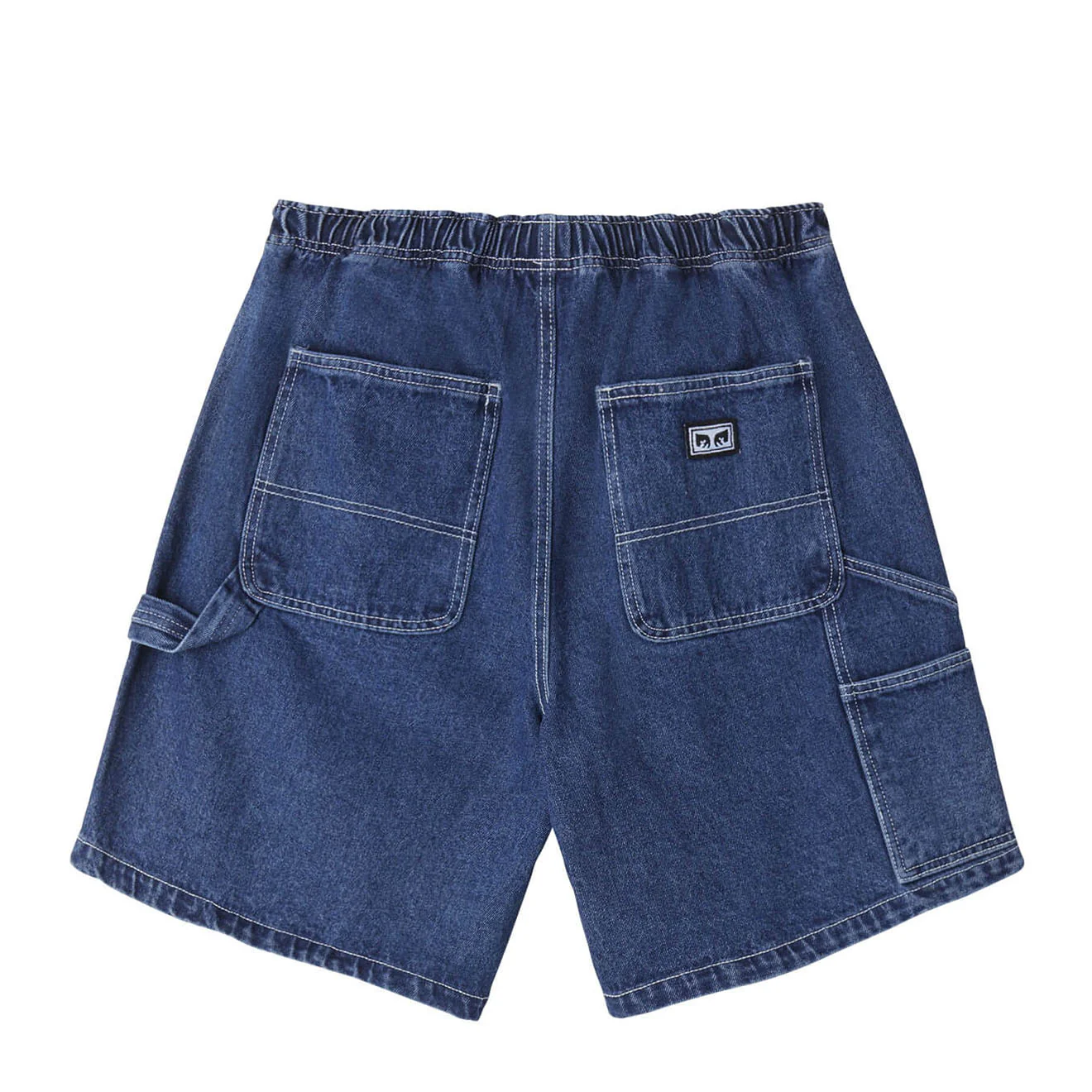Obey Easy Denim Carpenter Short Stone Wash Indigo - Image 2