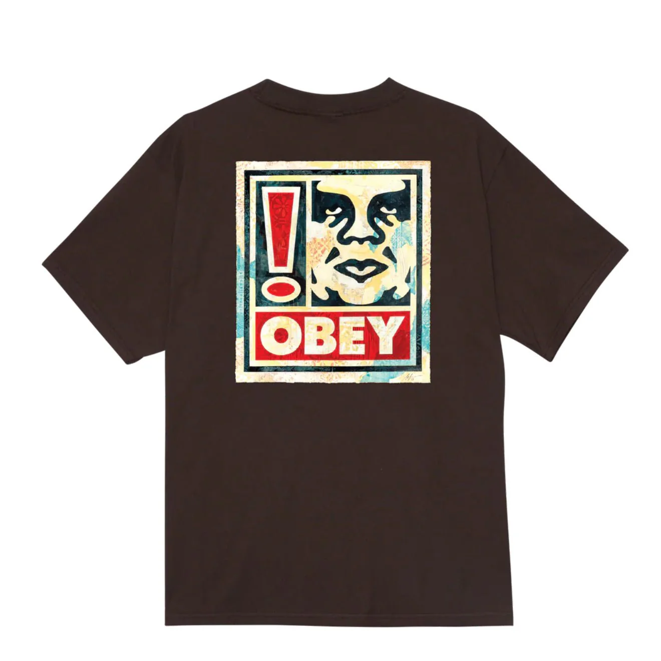 Obey Exclamation Classic T-Shirt Java Brown - Image 2