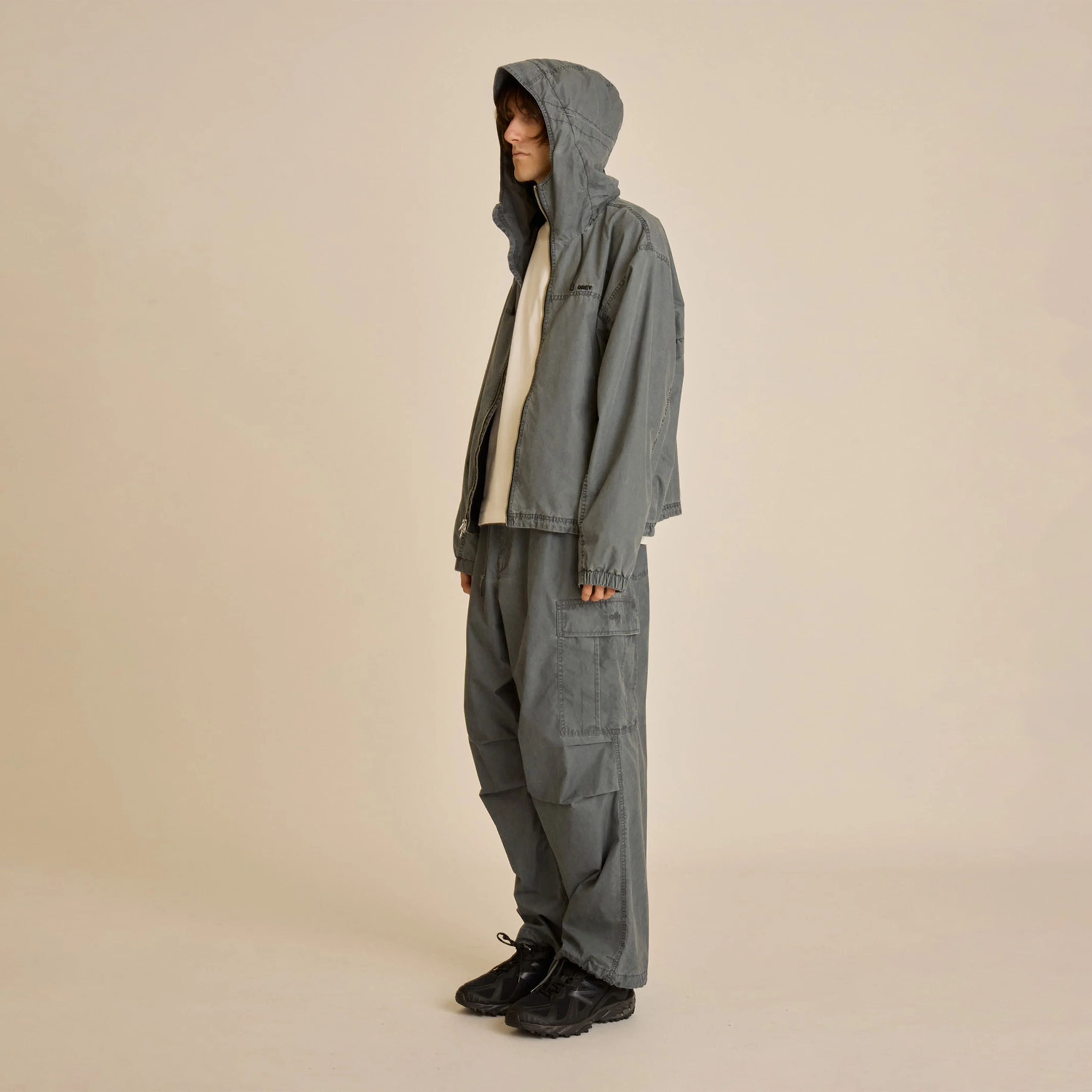 Obey Highland Jacket Pigment Anthracite - Image 4