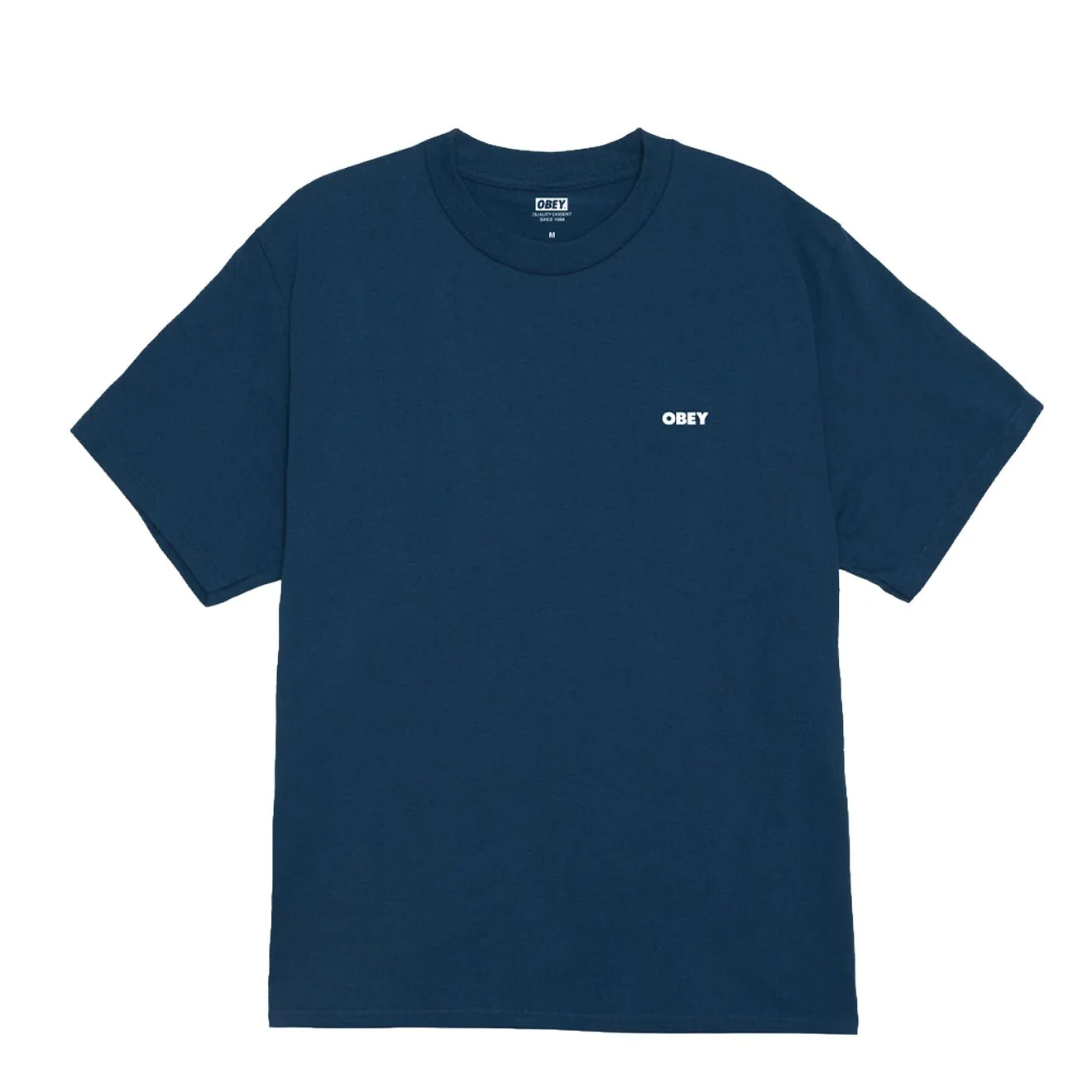 Obey Knowledge Is Power T-Shirt Harbour Blue