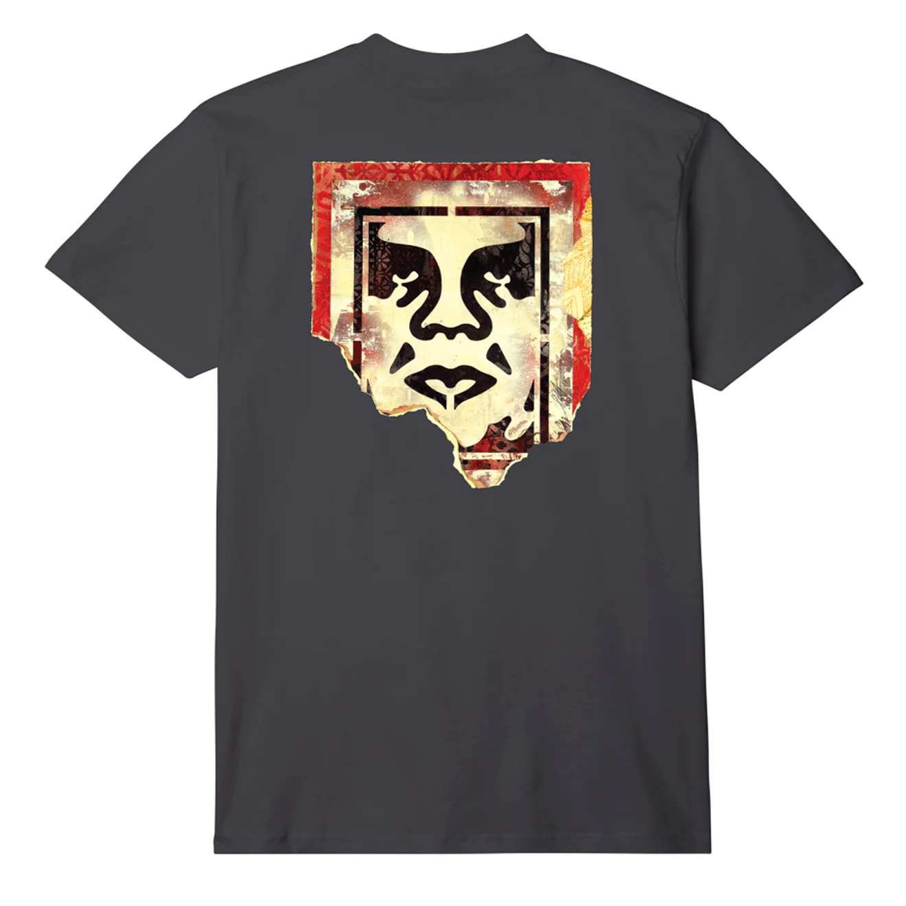 Obey Ripped Icon Tee Black - Image 2