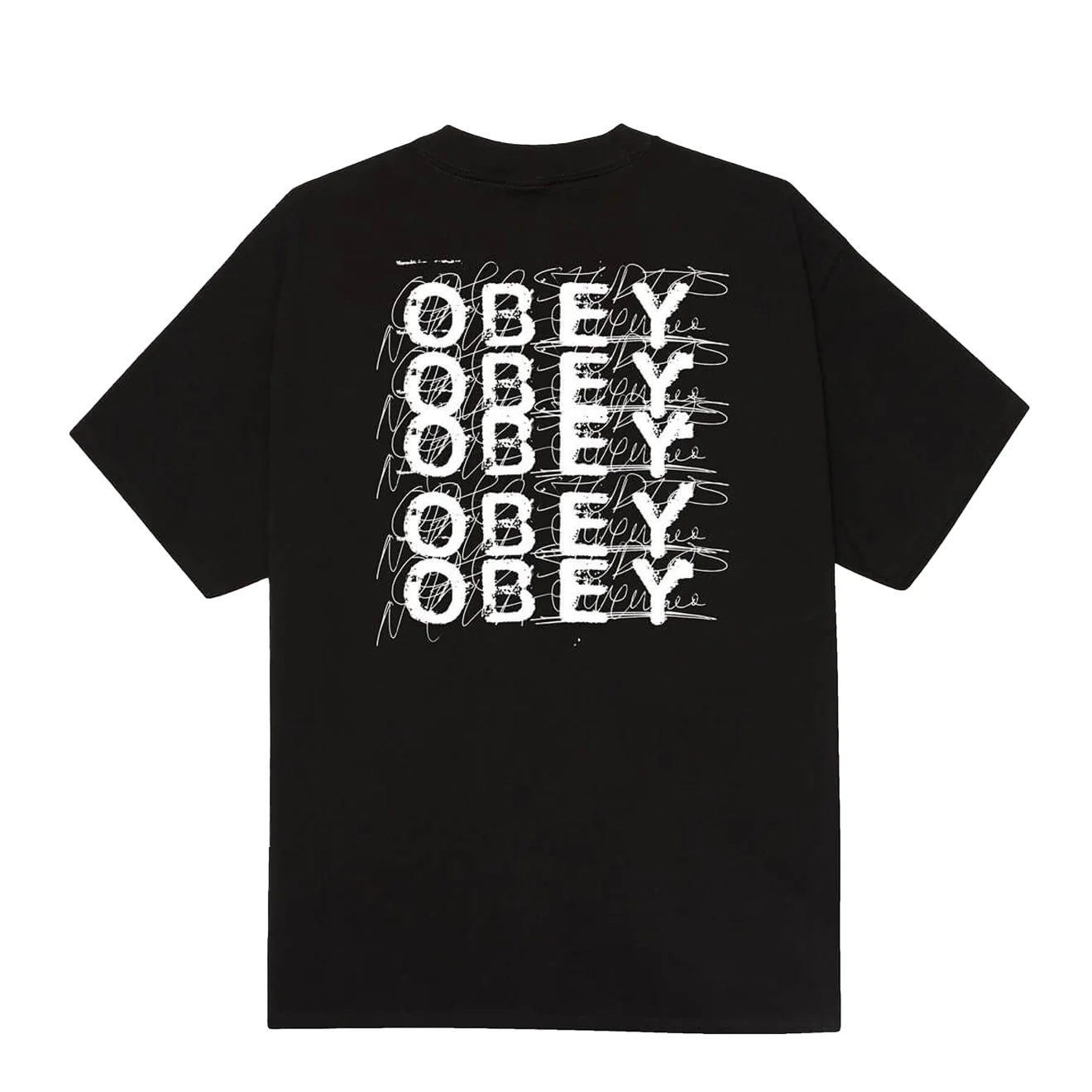 Obey Scribble S/S Tee Black - Image 2